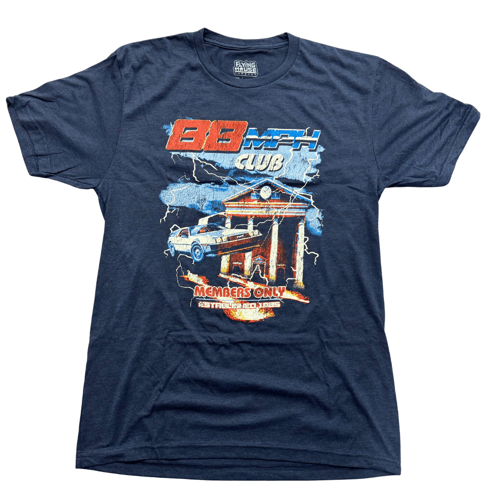 88mph Club T-Shirt - Triblend - Flying House Threads
