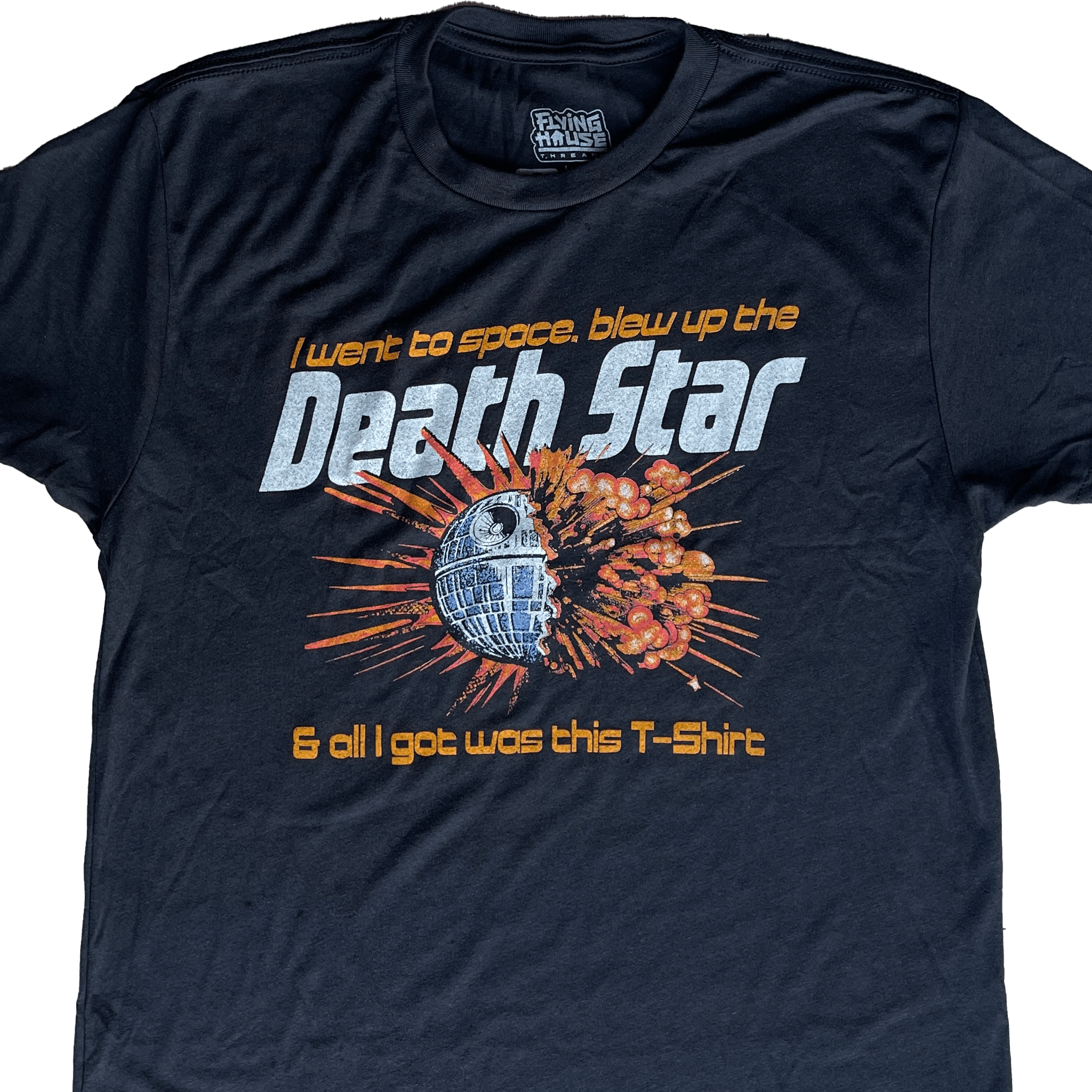 Death Star T-Shirt - Triblend - flyinghousethreads