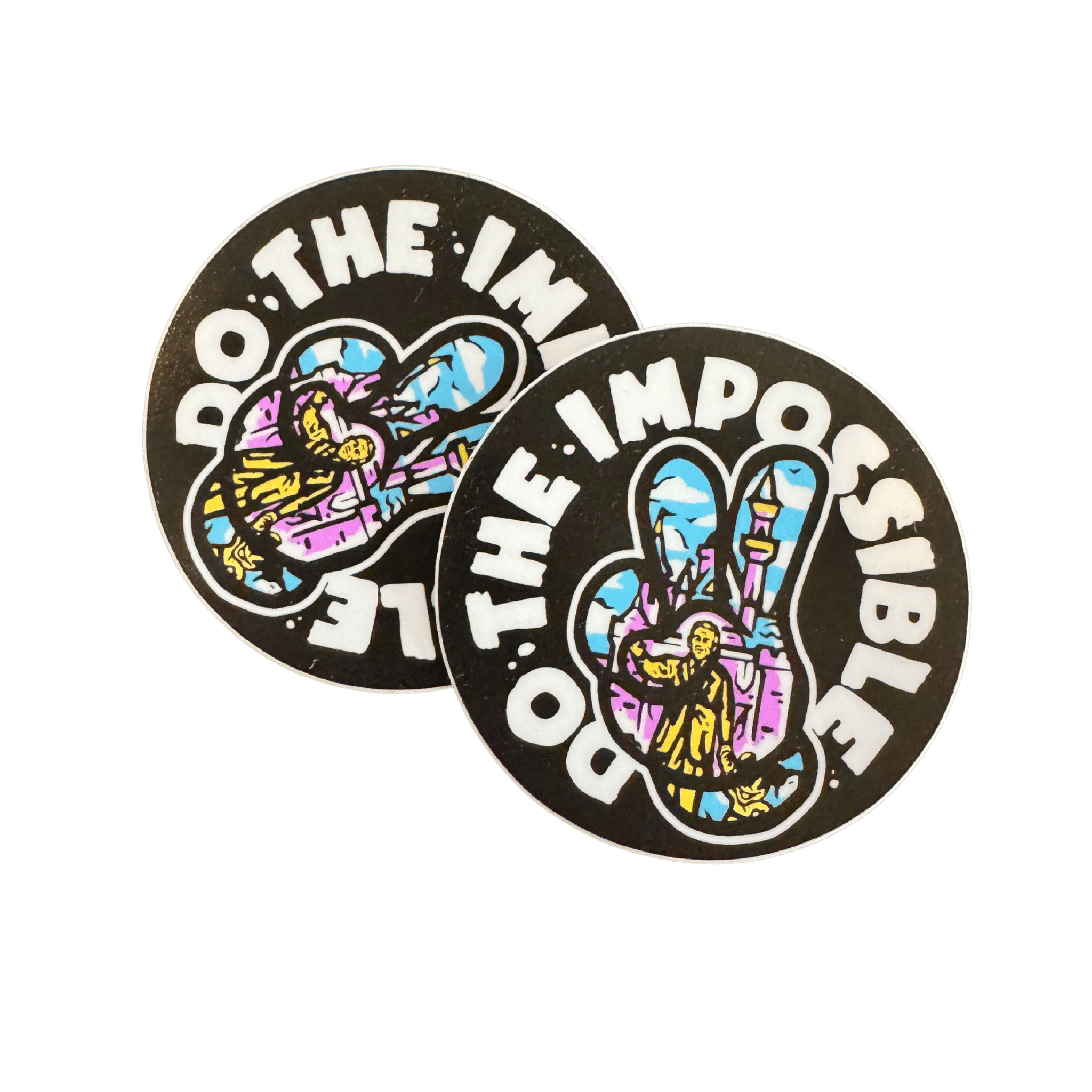 Do the Impossible Stickers - Flying House Threads
