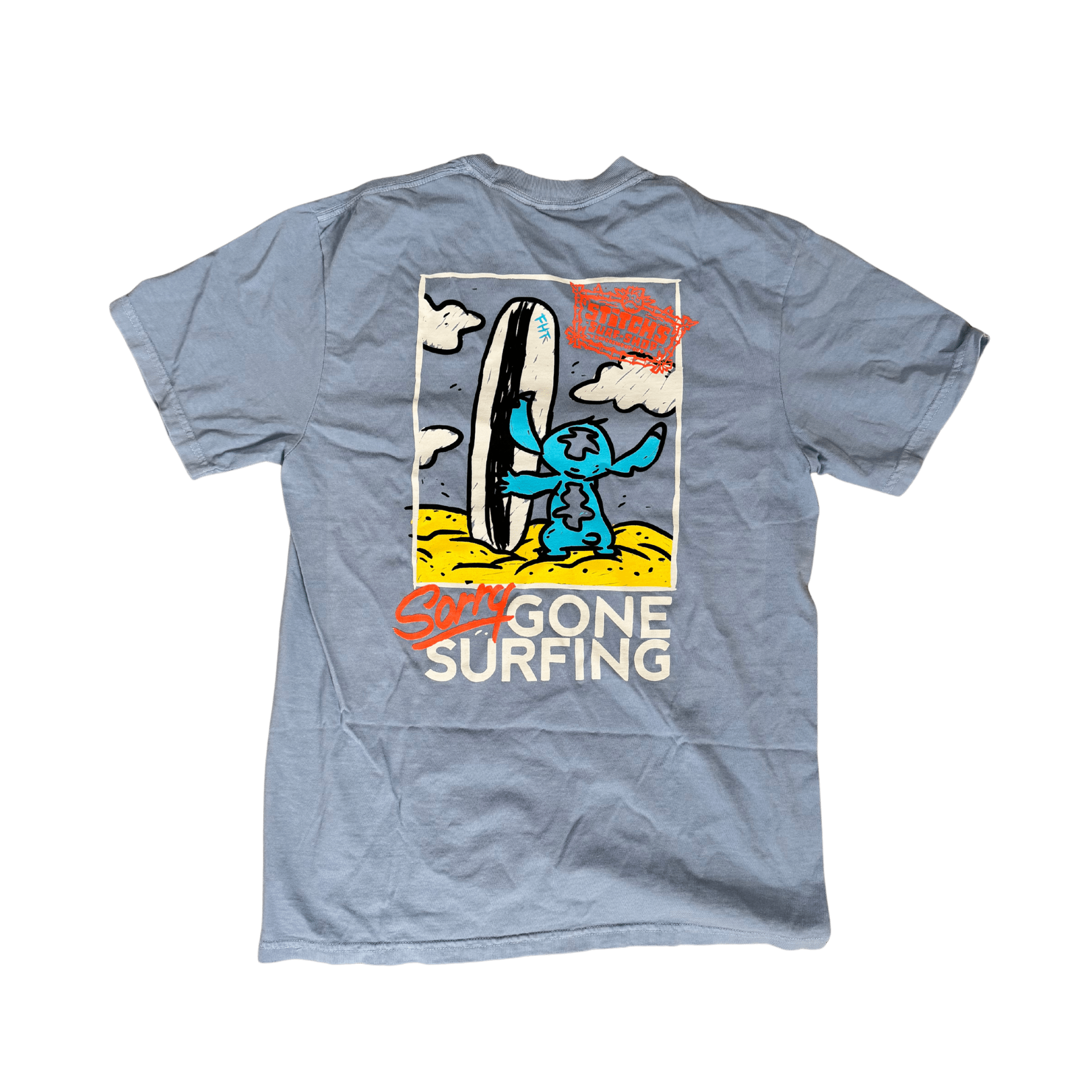 Gone Surfing T-Shirt - 100% Cotton - Flying House Threads