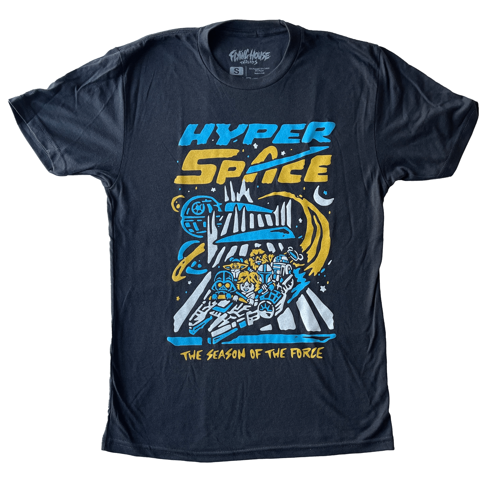 Hyperspace T-Shirt - Triblend - Flying House Threads