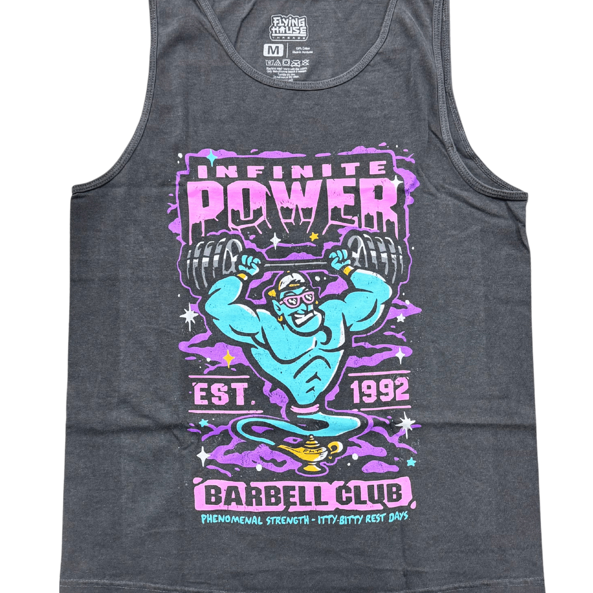 Infinite Power Tank Top - 100% Cotton - Flying House Threads
