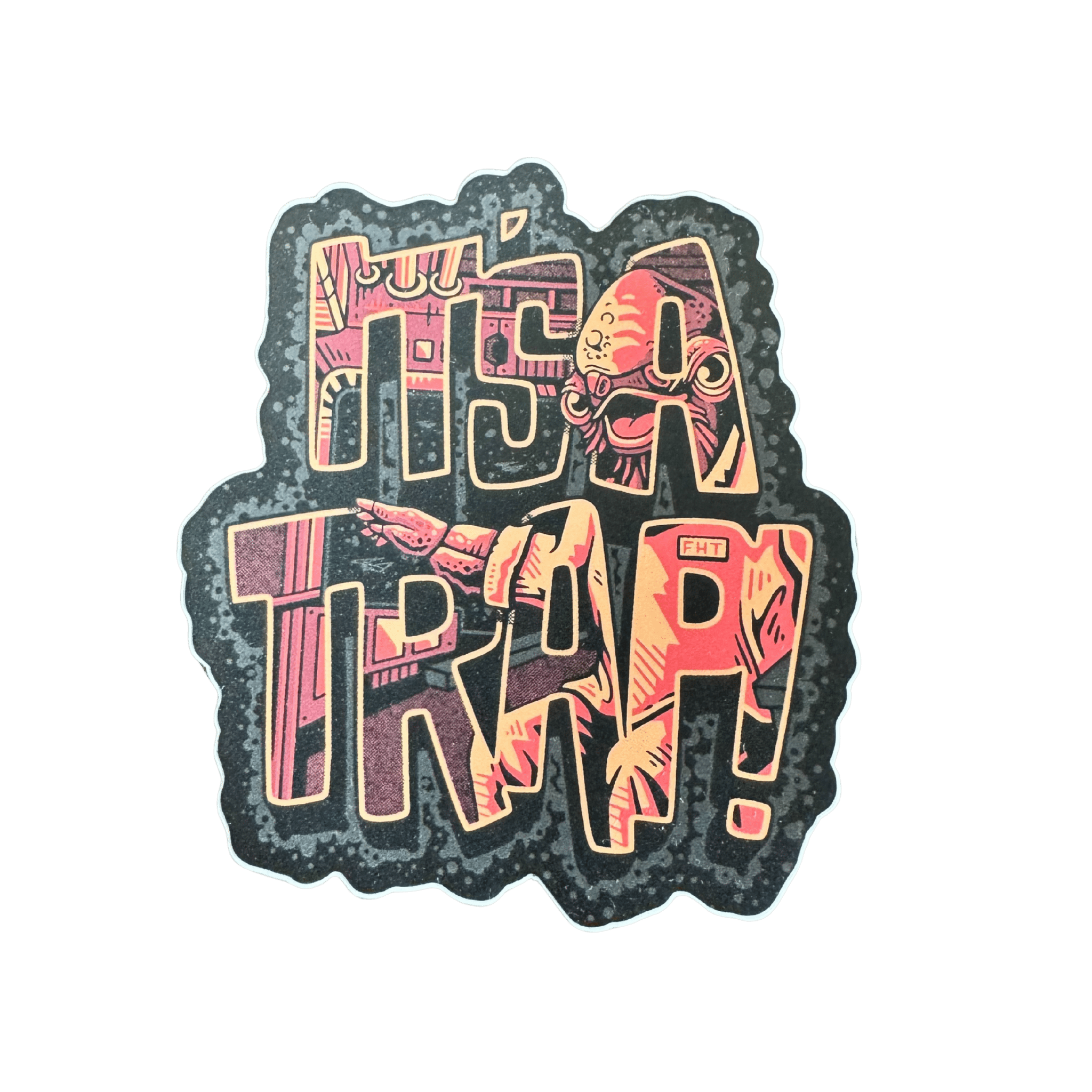 It's a Trap Stickers - Flying House Threads