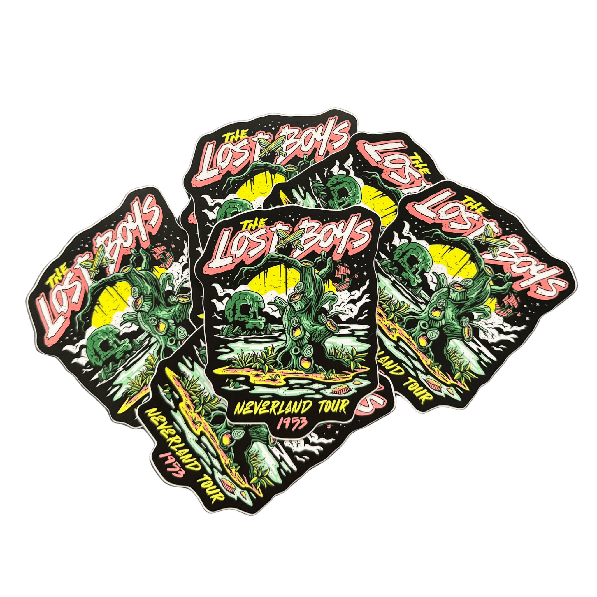 Lost Boys Stickers - Flying House Threads