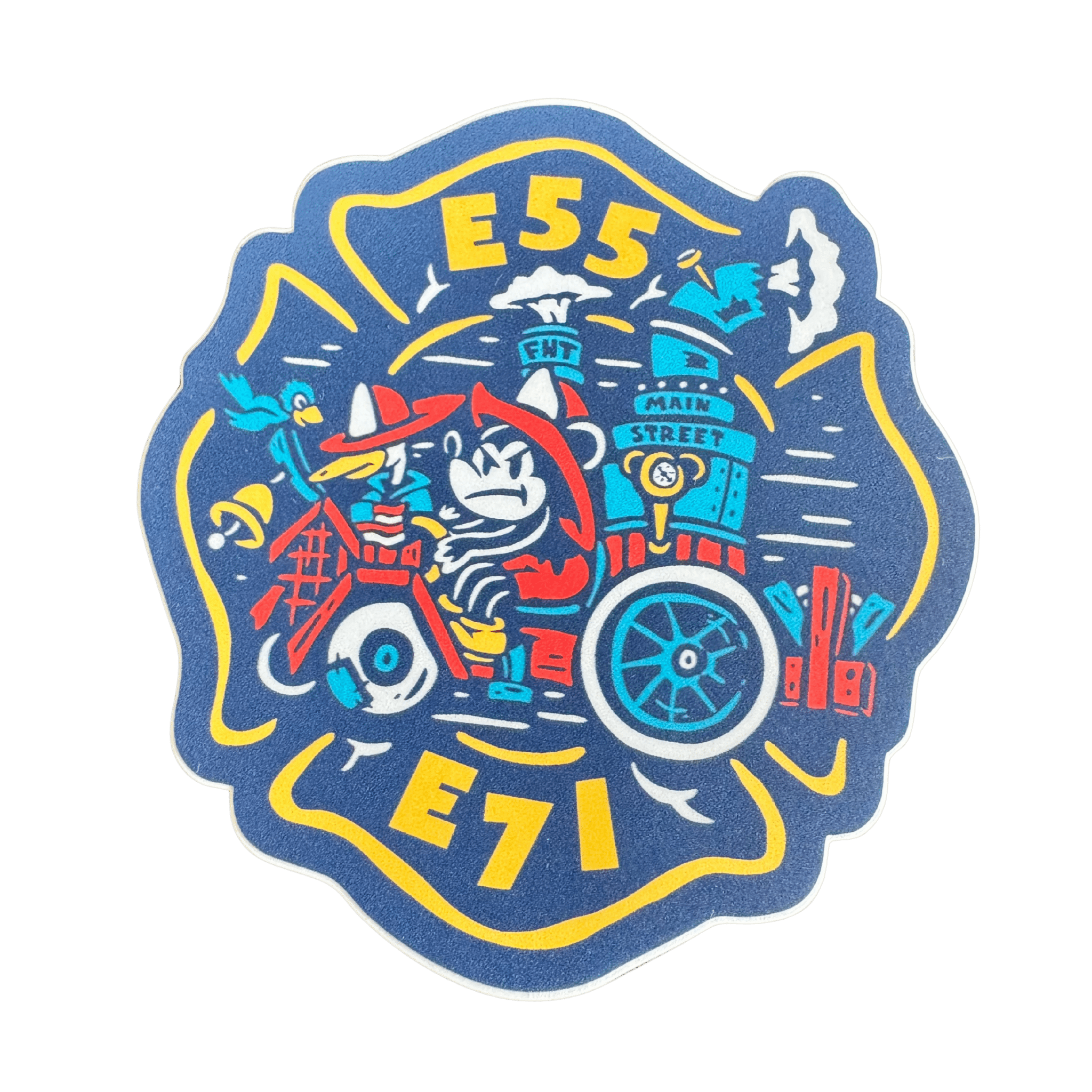 Main Street Stickers - Flying House Threads