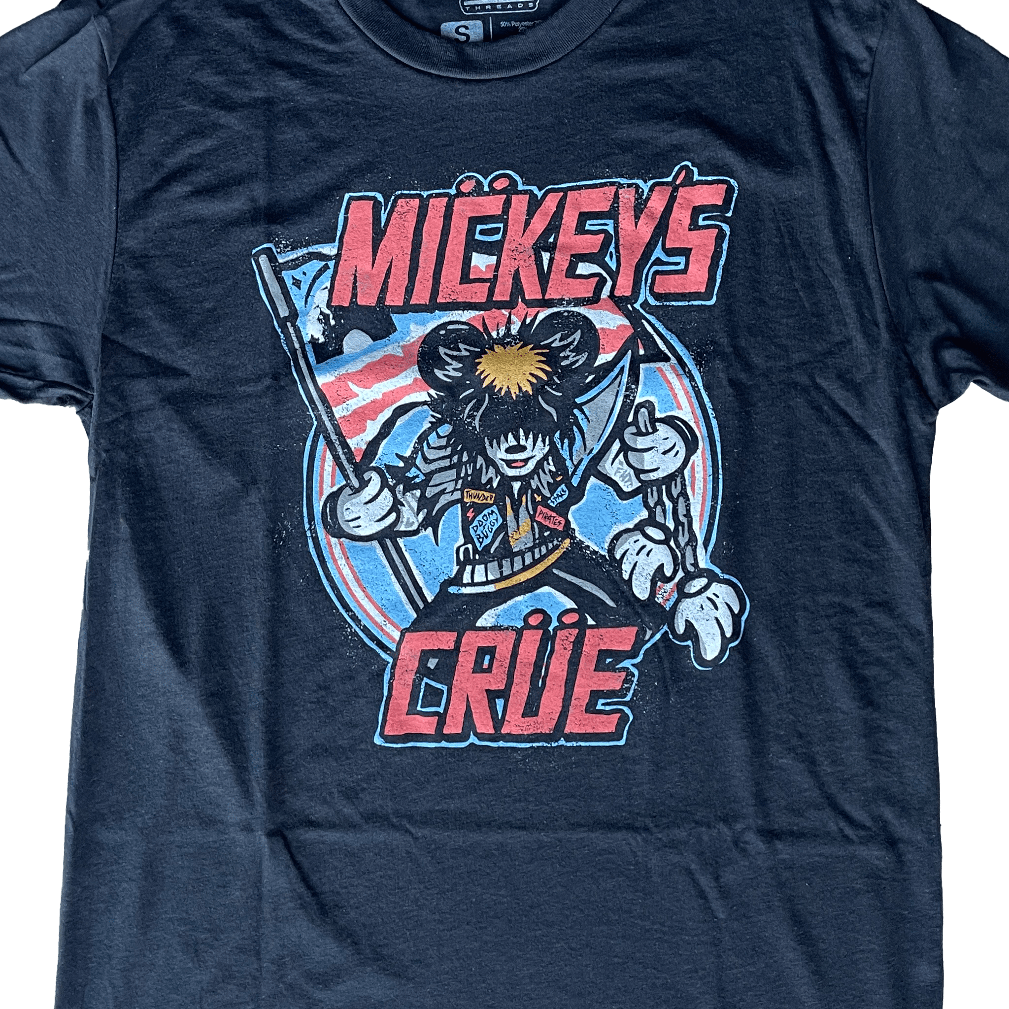Mickey's Crue T-Shirt - Triblend - flyinghousethreads
