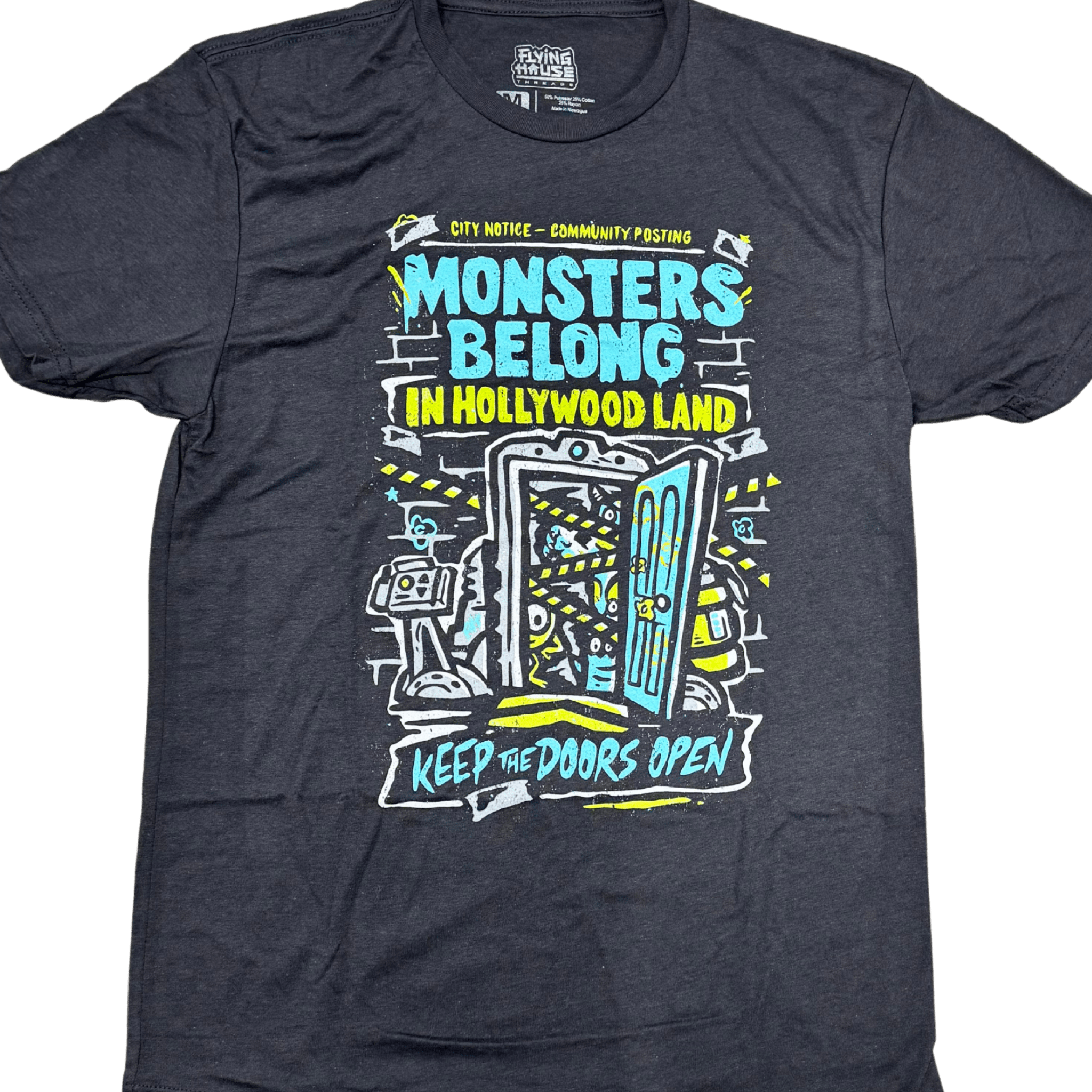Monsters Belong T-Shirt - Triblend - Flying House Threads