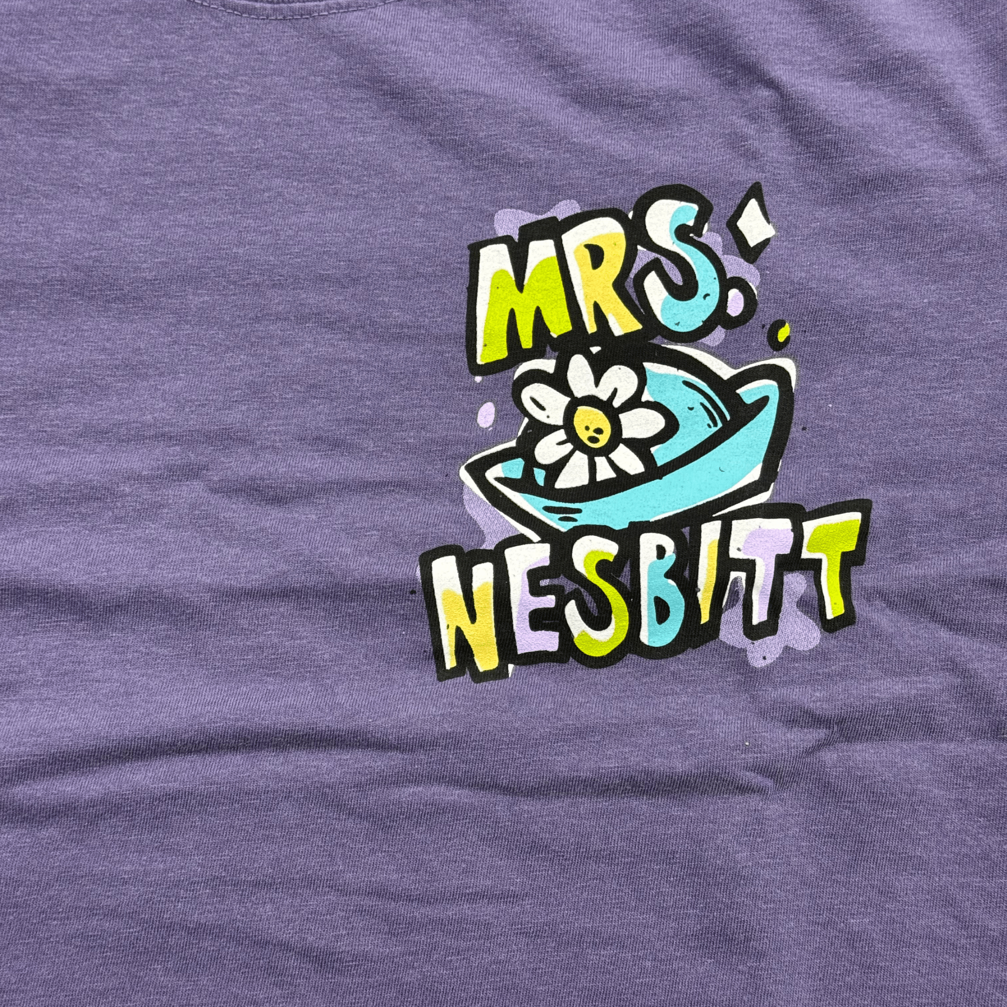 Mrs. Nesbitt T-Shirt - 100% Cotton - Flying House Threads