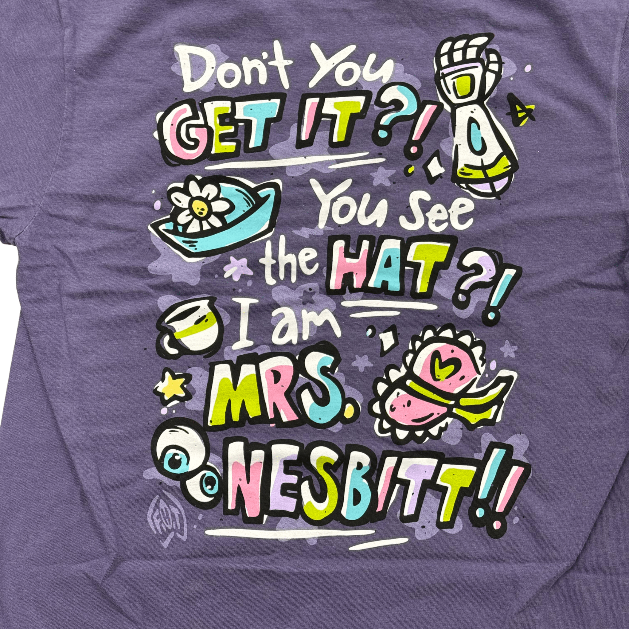Mrs. Nesbitt T-Shirt - 100% Cotton - Flying House Threads
