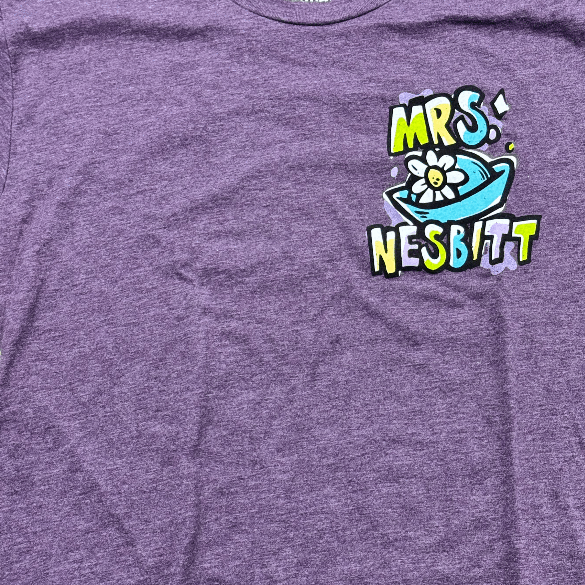 Mrs. Nesbitt T-Shirt - Triblend - Flying House Threads