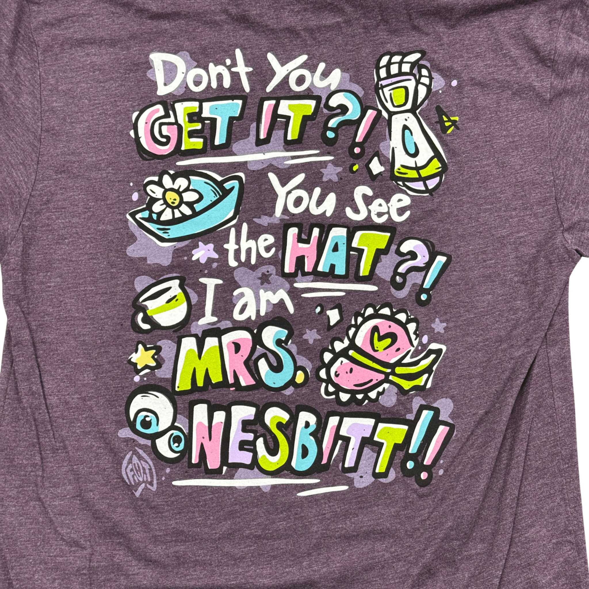 Mrs. Nesbitt T-Shirt - Triblend - Flying House Threads