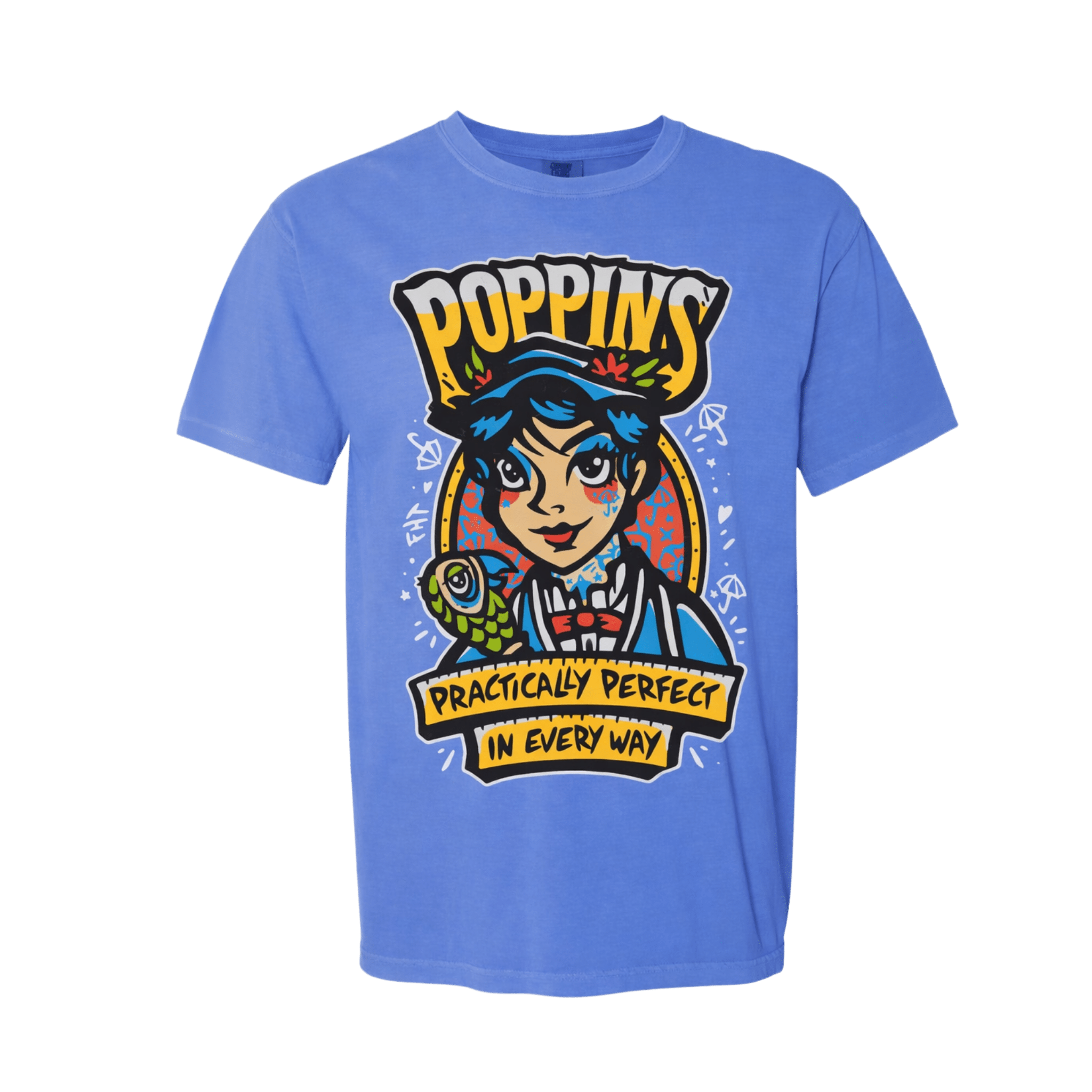 Poppins - Cotton T-Shirt (PREORDER) - Flying House Threads