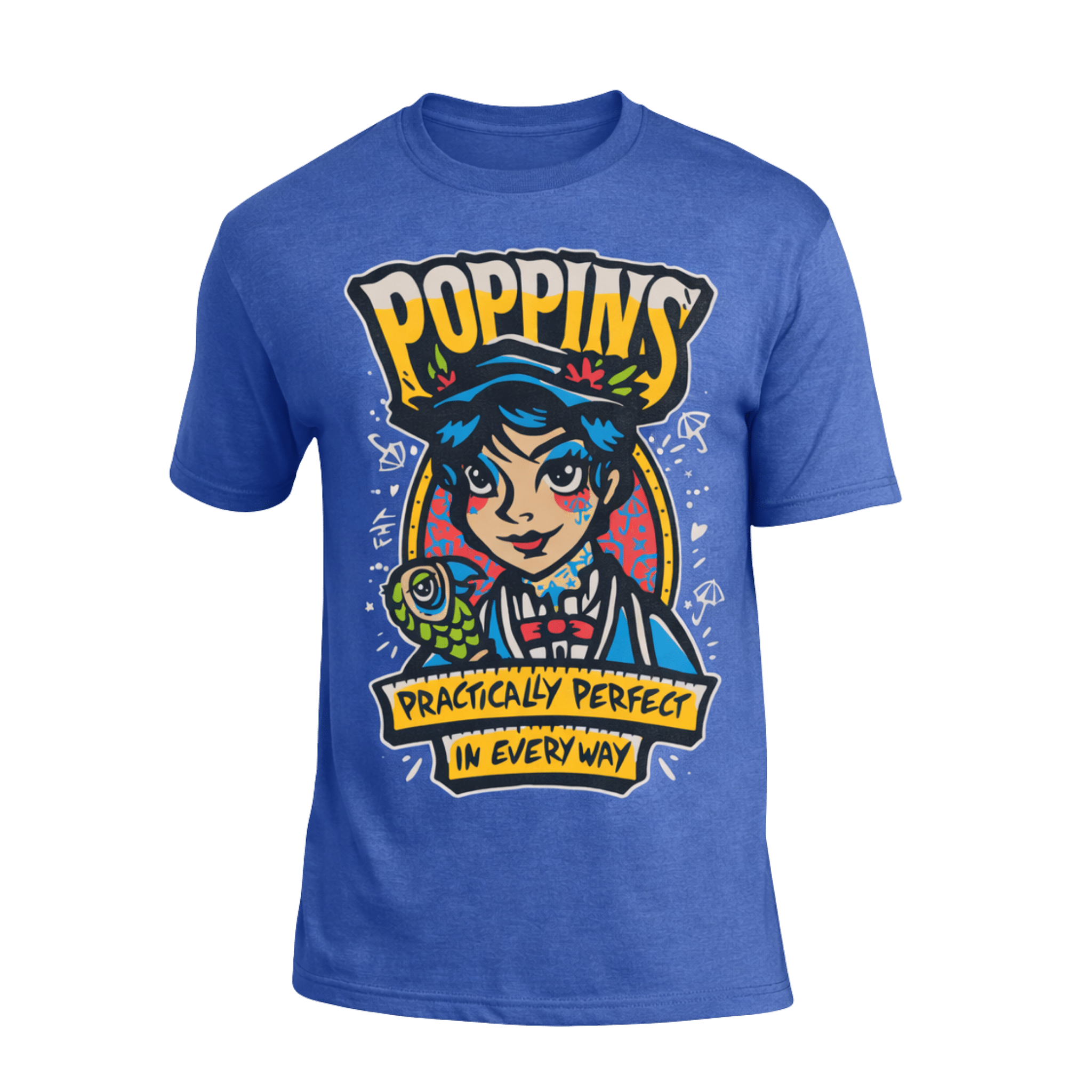 Poppins T-Shirt - Triblend (PREORDER) - Flying House Threads