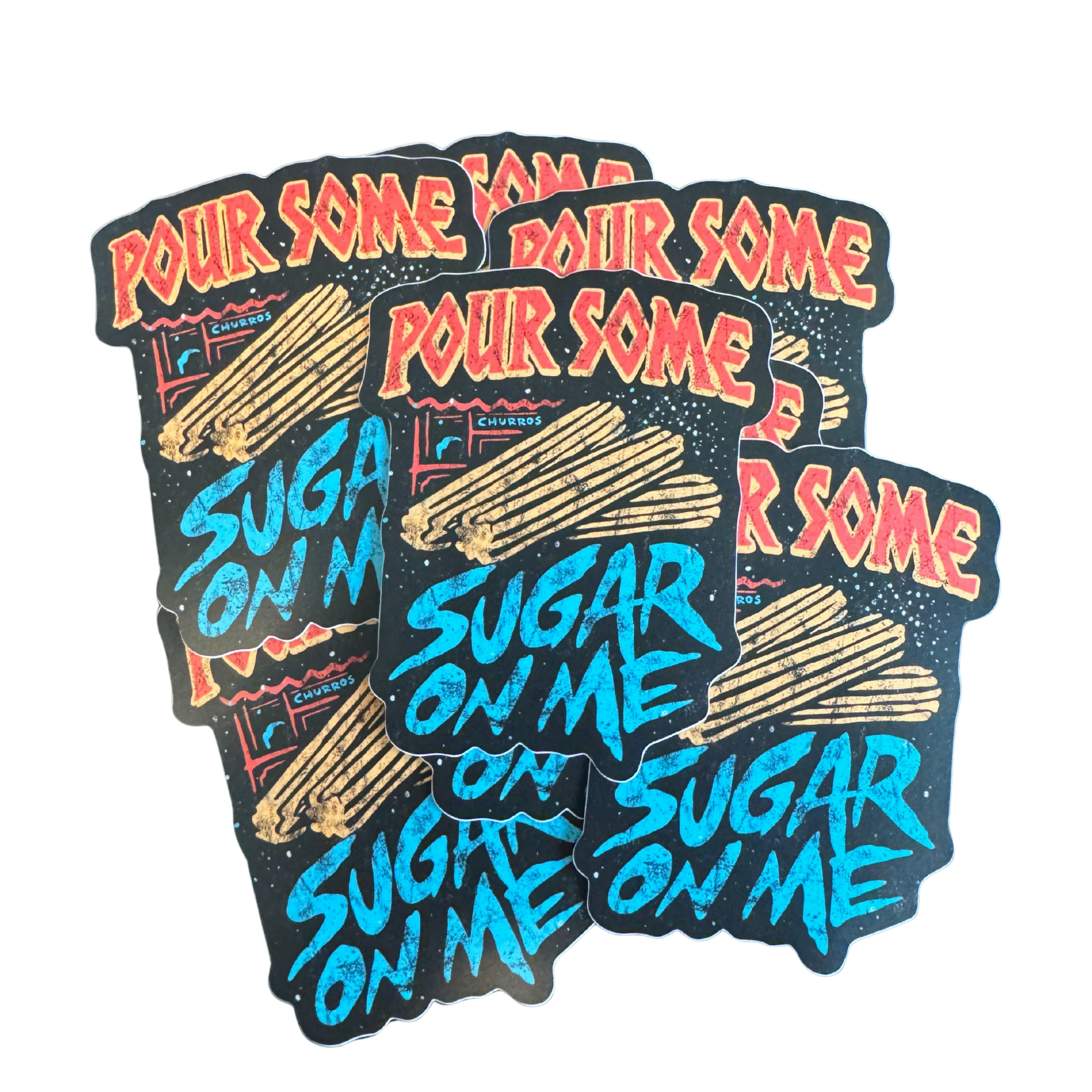 Pour Some Sugar Stickers - Flying House Threads