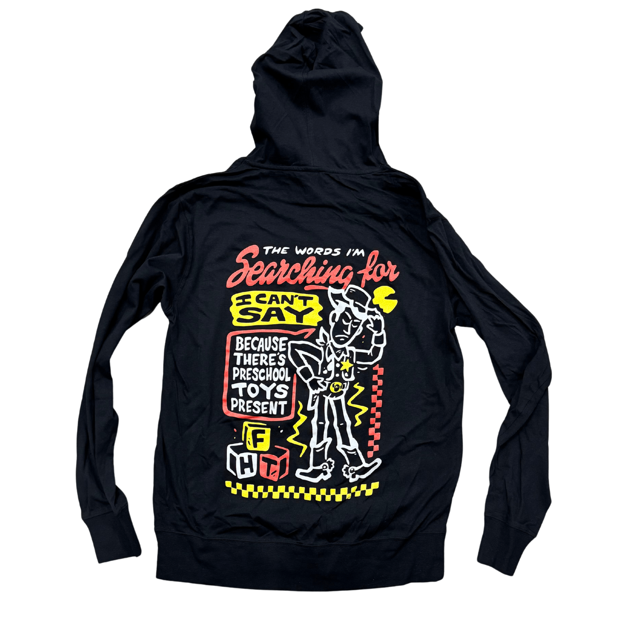 Preschool Toys Present Lightweight Adult Hooded Pullover - Flying House Threads