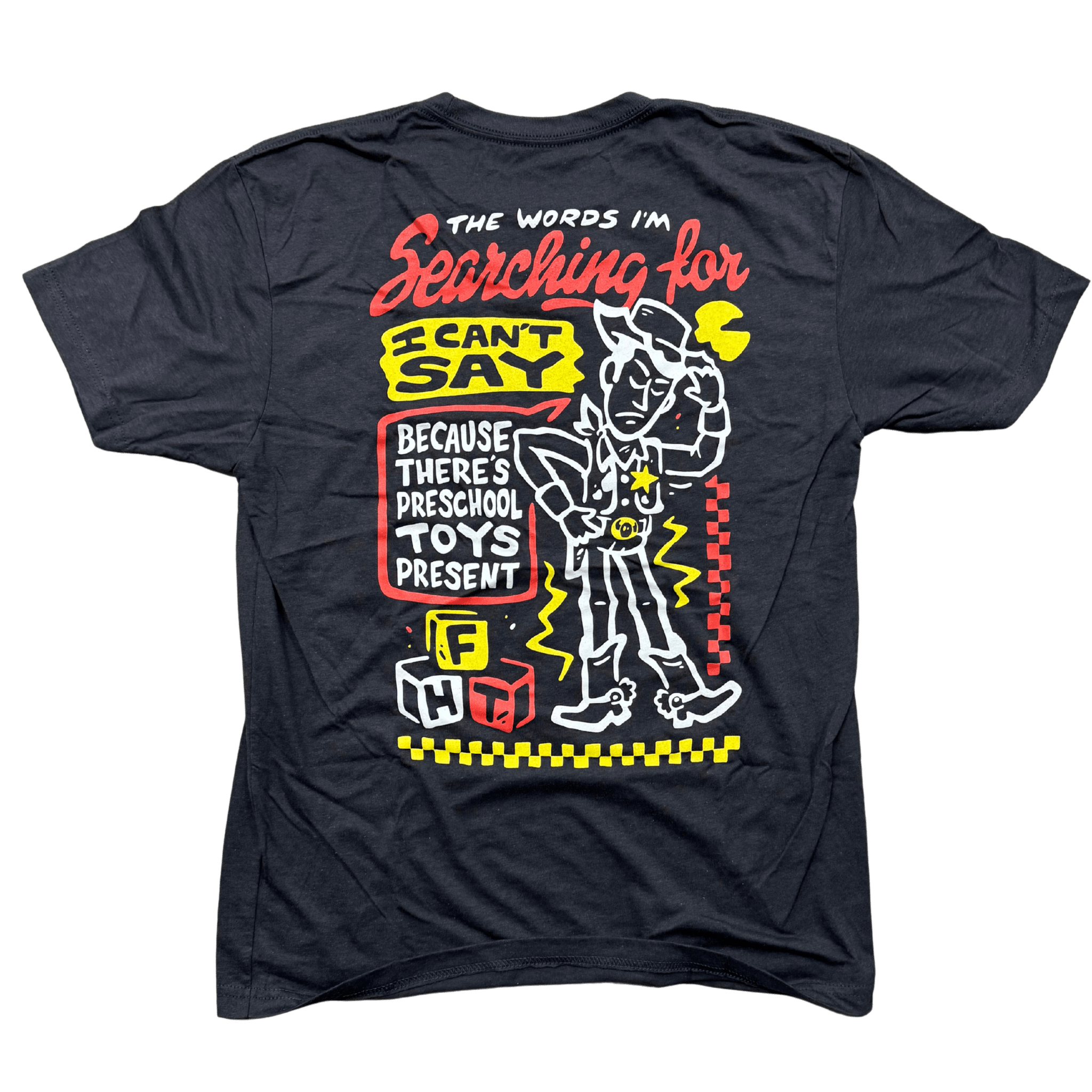 Preschool Toys Present T-Shirt - Triblend - Flying House Threads
