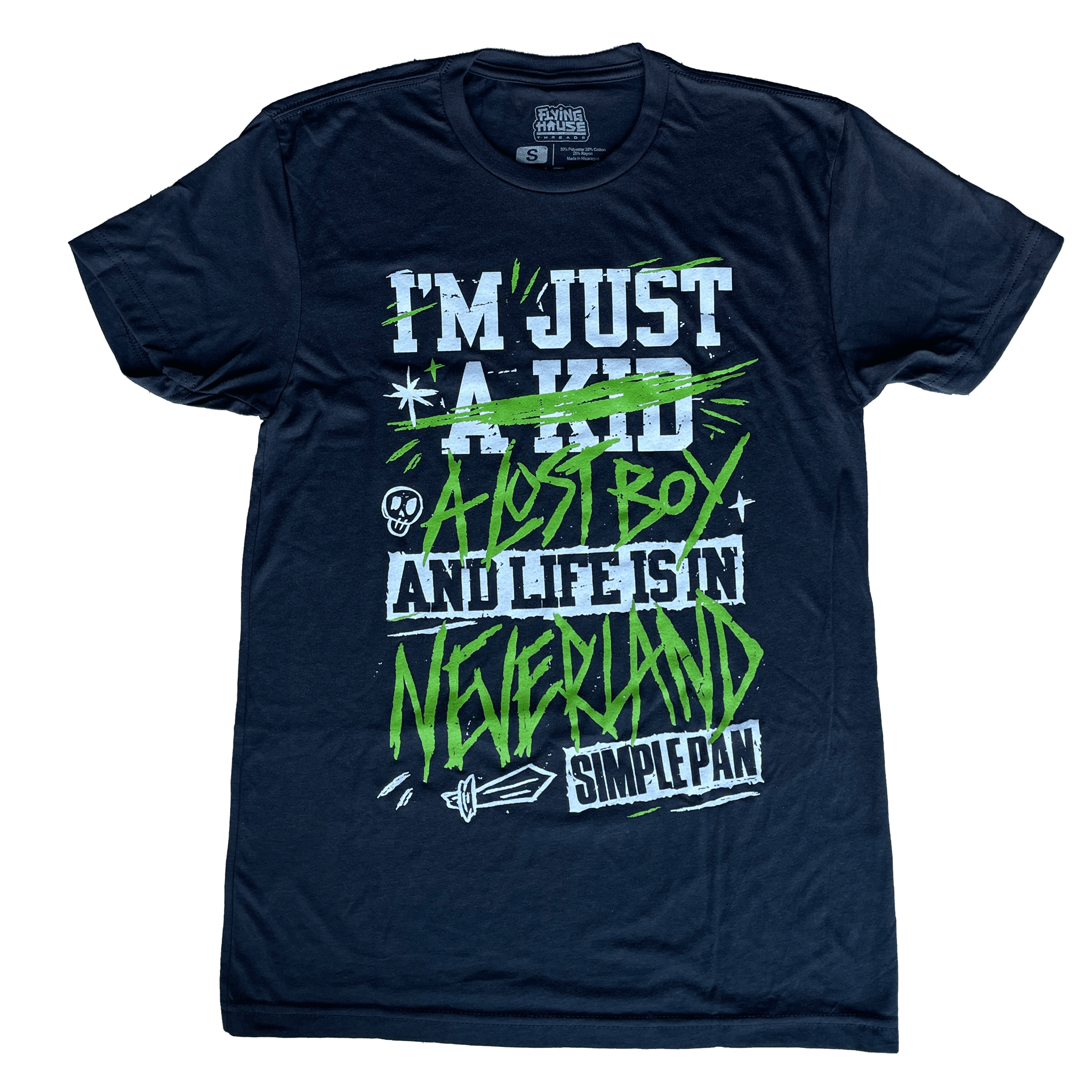 Simple Plan T-Shirt - Triblend - flyinghousethreads