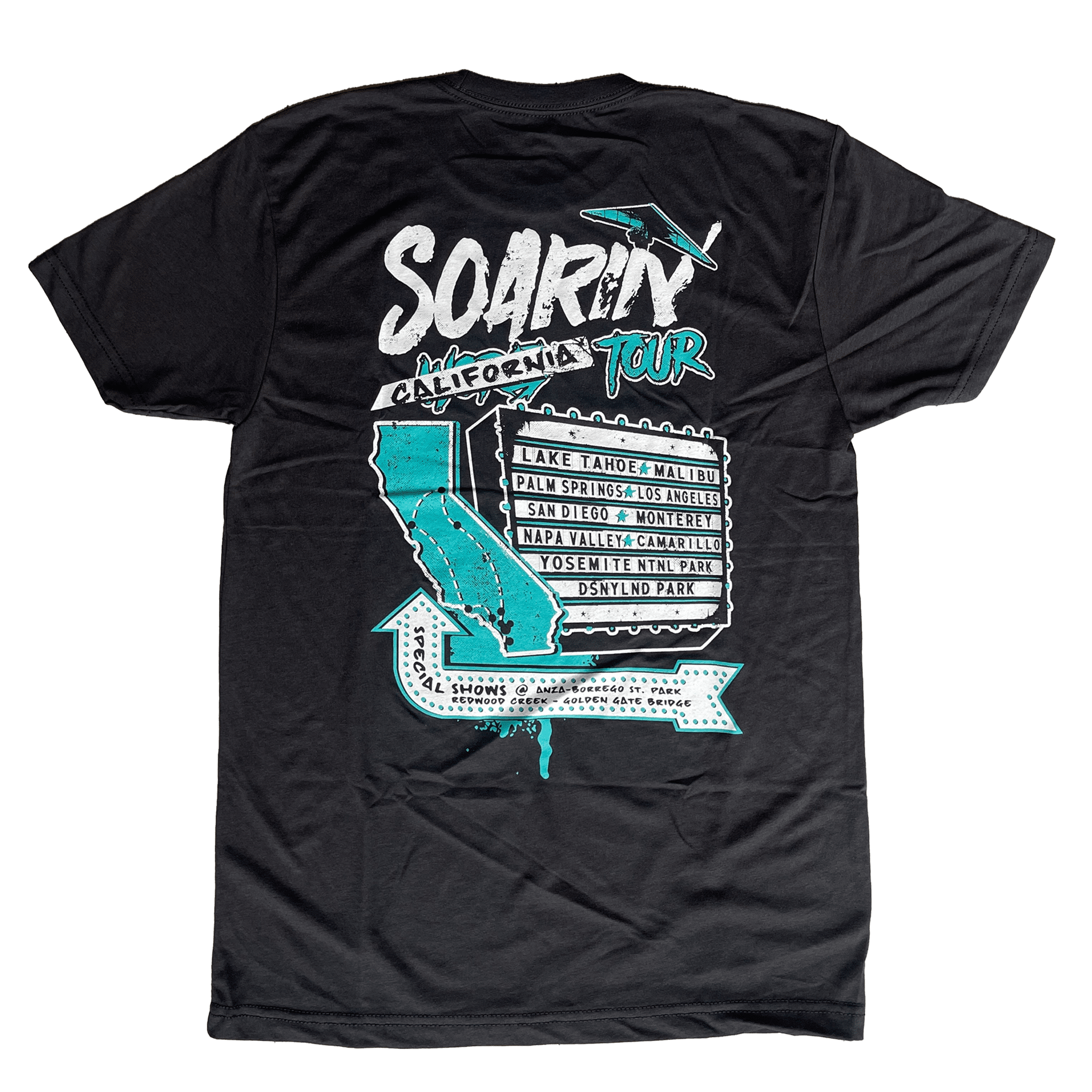 Soarin Cali T-Shirt - Triblend - flyinghousethreads