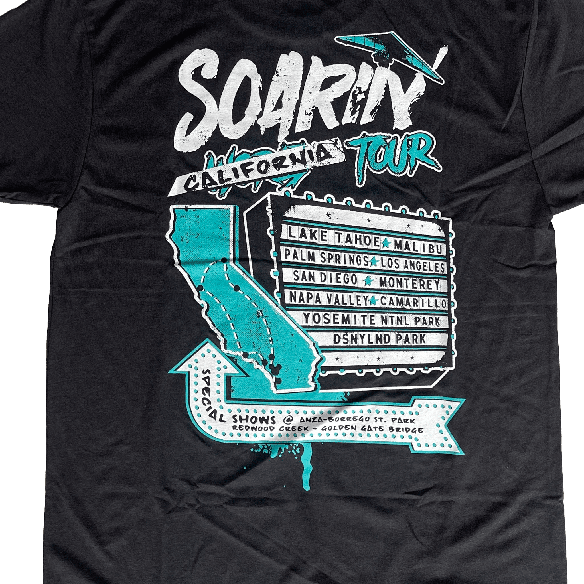 Soarin Cali T-Shirt - Triblend - flyinghousethreads