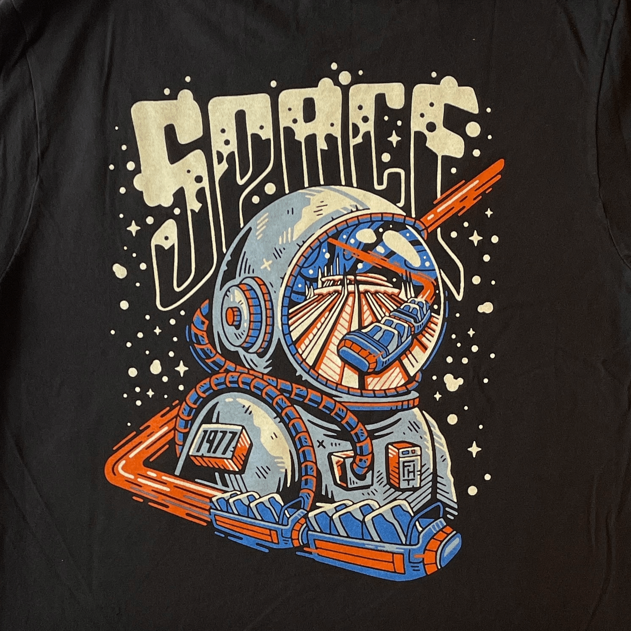 Space Long Sleeve T-Shirt - 100% Cotton - flyinghousethreads