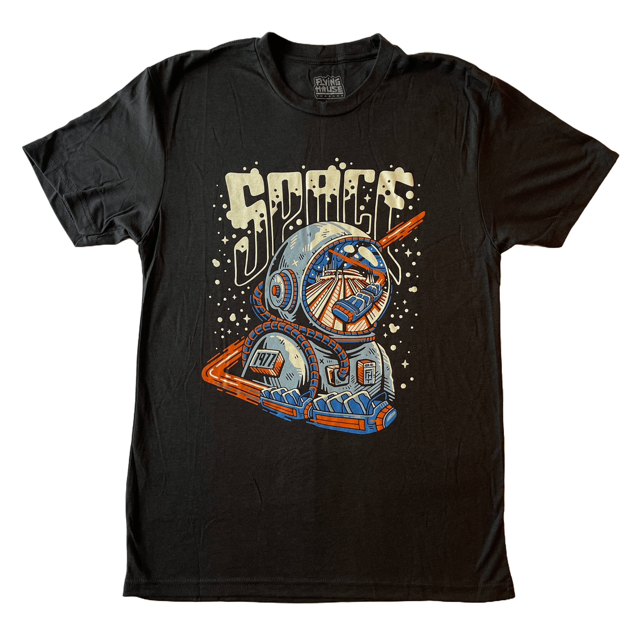 Space T-Shirt - Triblend - flyinghousethreads