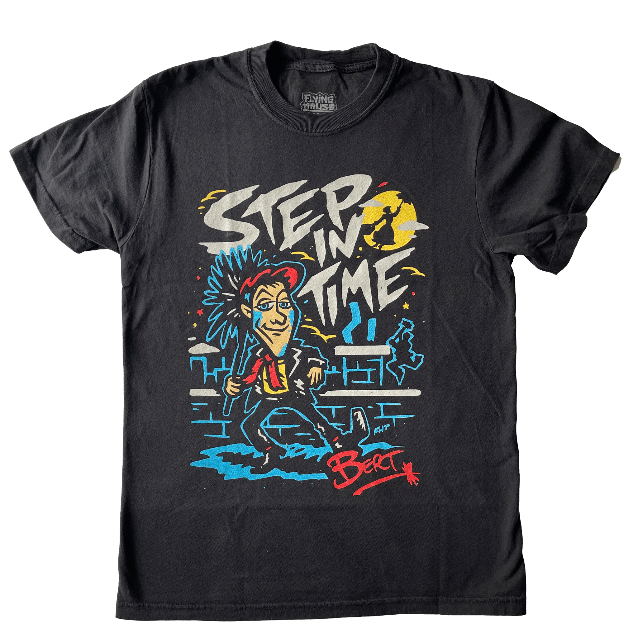 Step in Time T-Shirt - 100% Cotton - flyinghousethreads