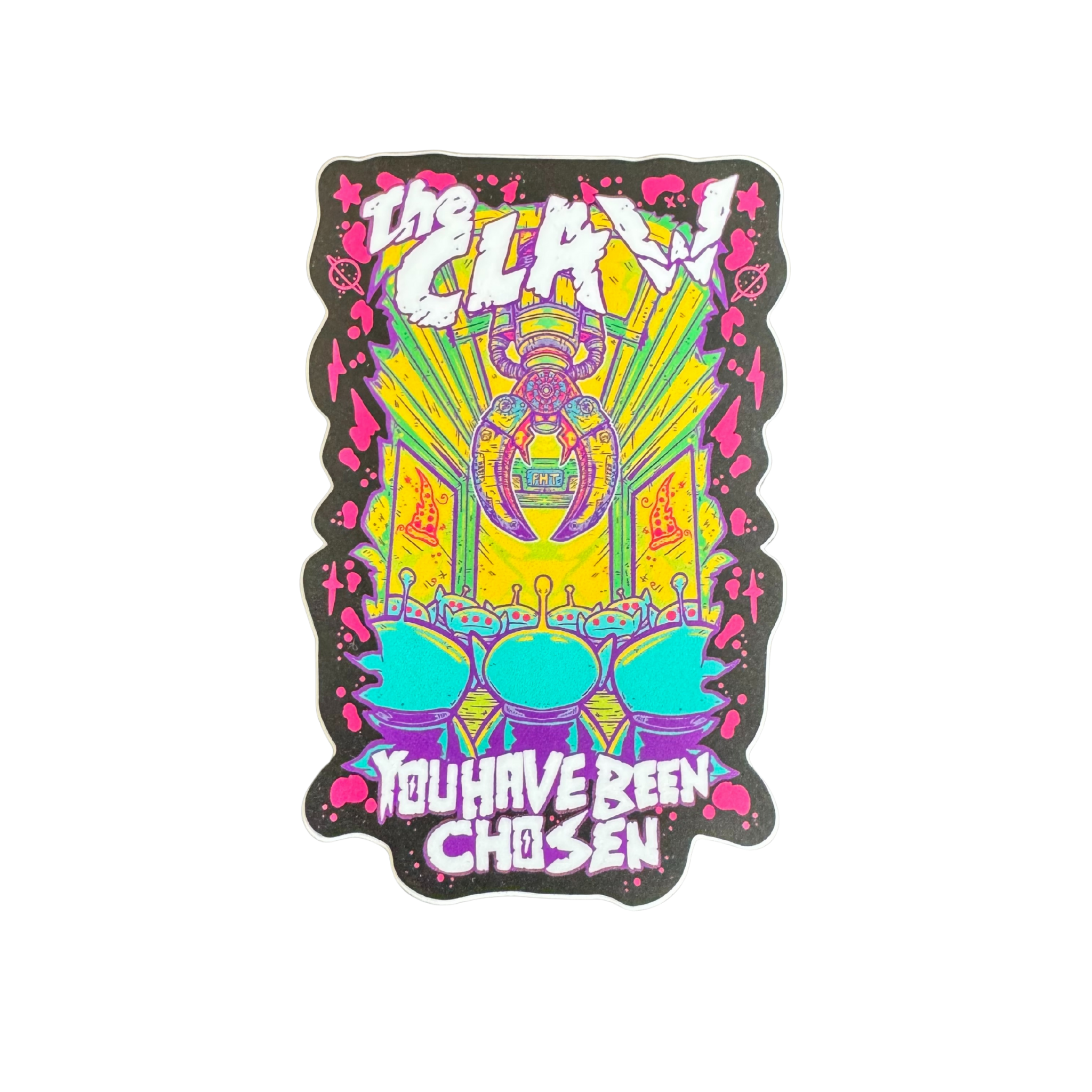 The Claw Stickers - Flying House Threads