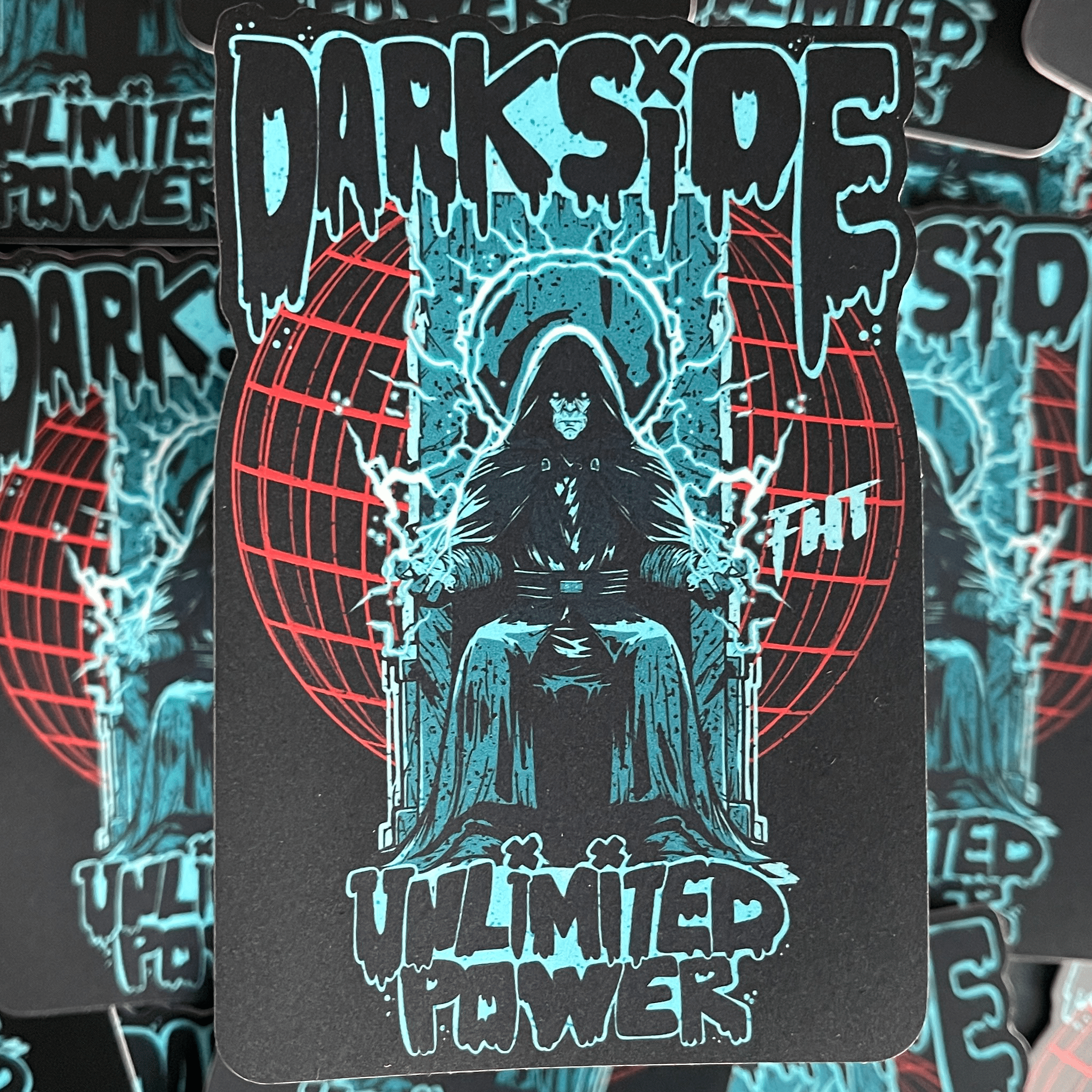 The Darkside Stickers - flyinghousethreads