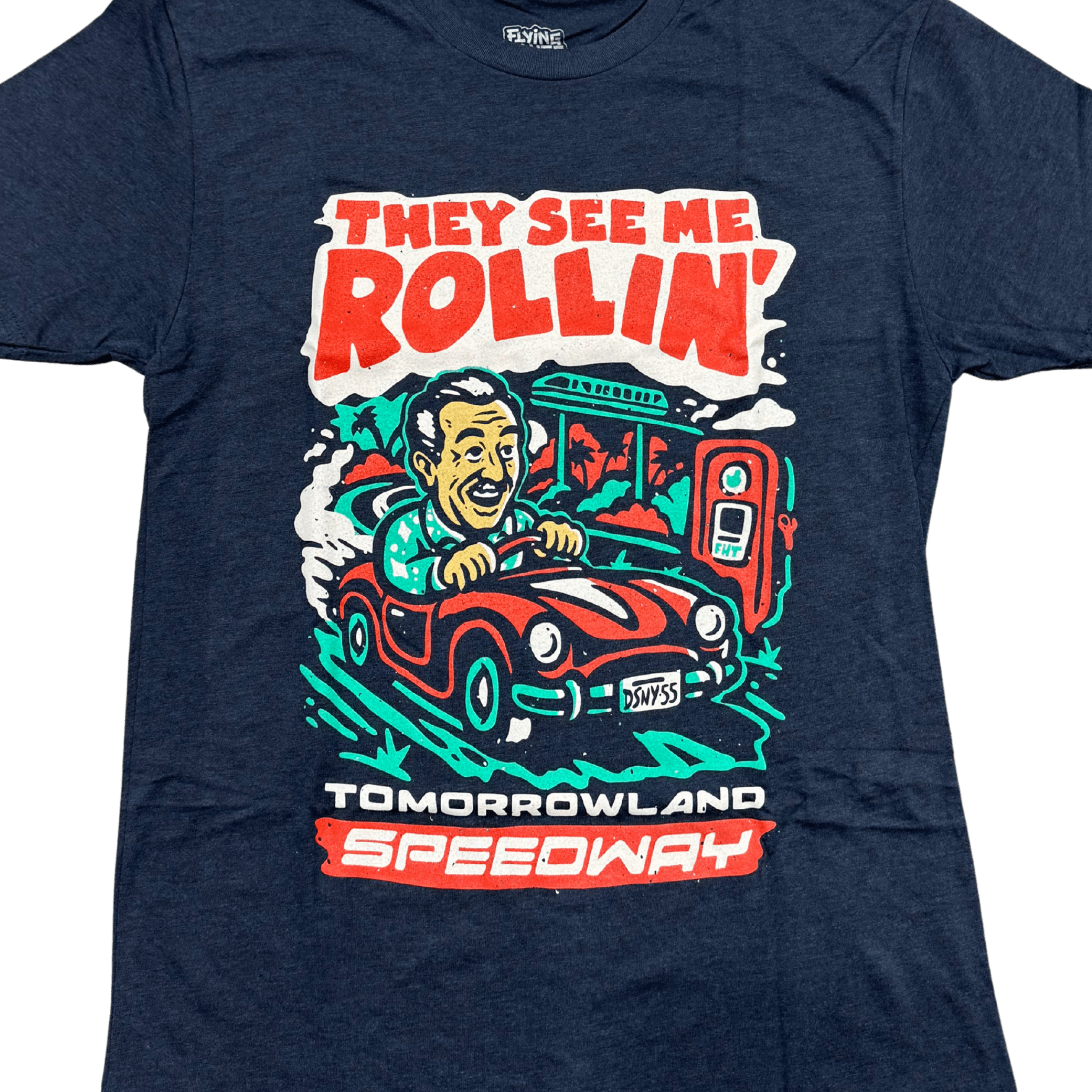 They See Me Rollin T-Shirt - Triblend - Flying House Threads
