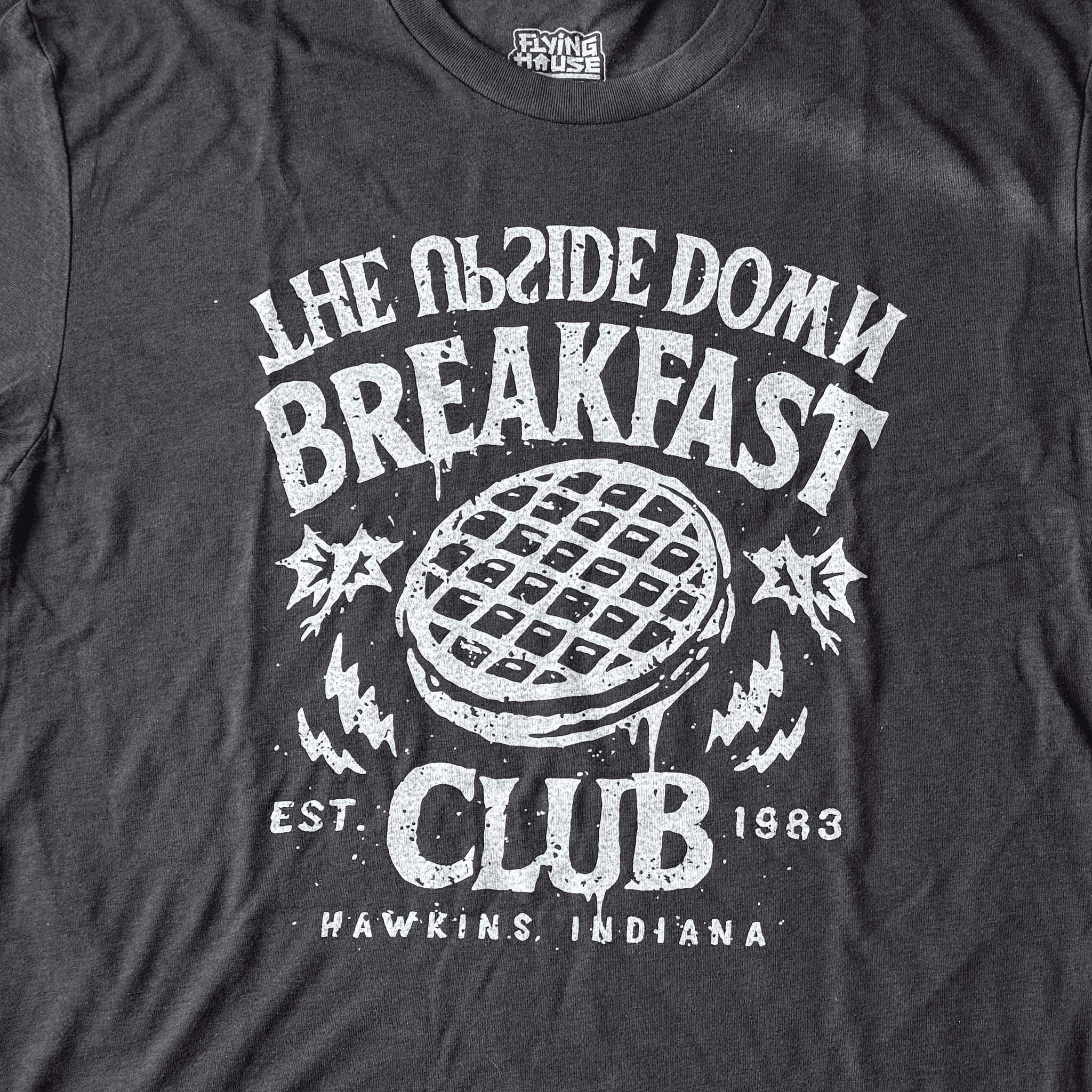 Upside Down Breakfast Club T-Shirt - Triblend - flyinghousethreads