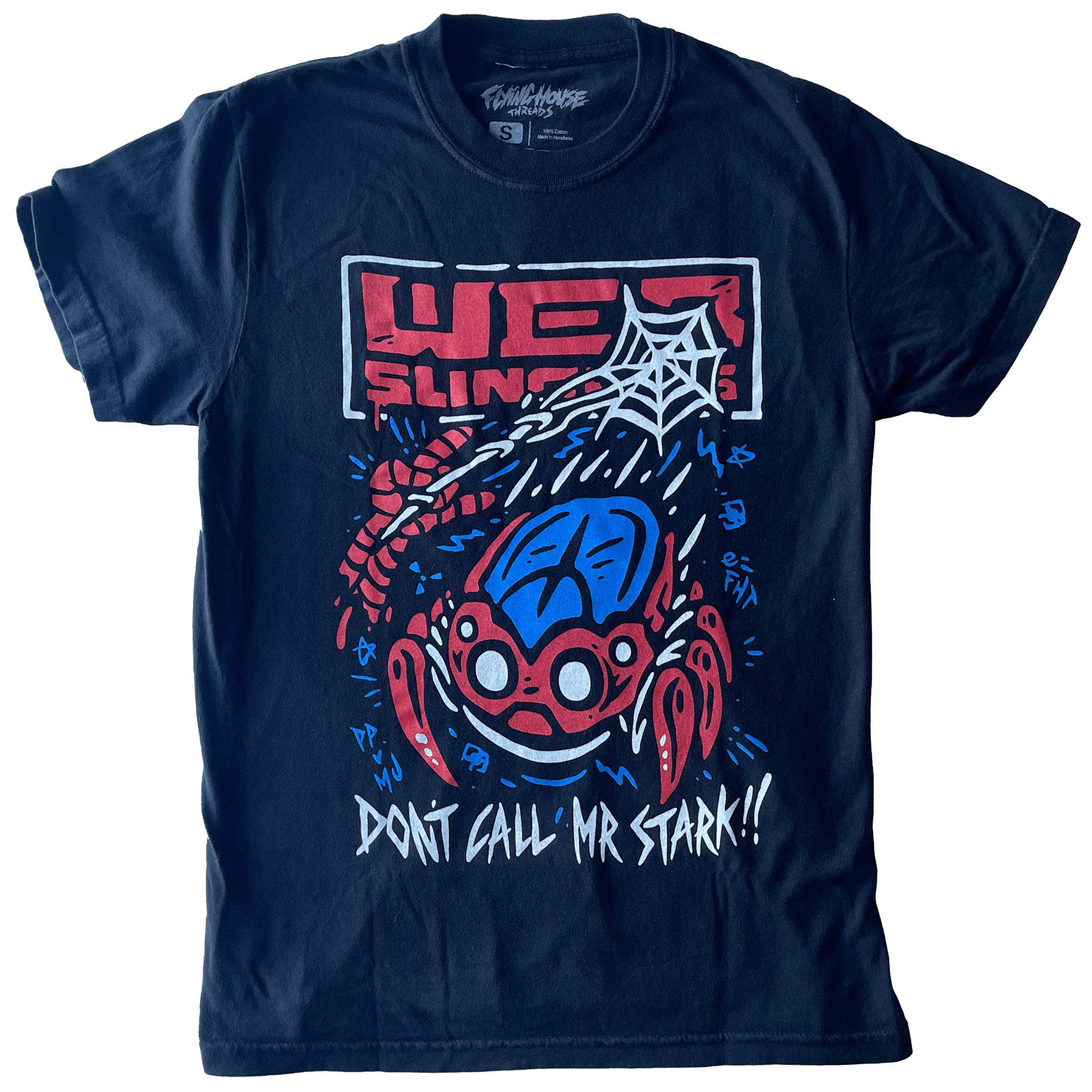 Web Slingers T-Shirt - 100% Cotton - Flying House Threads
