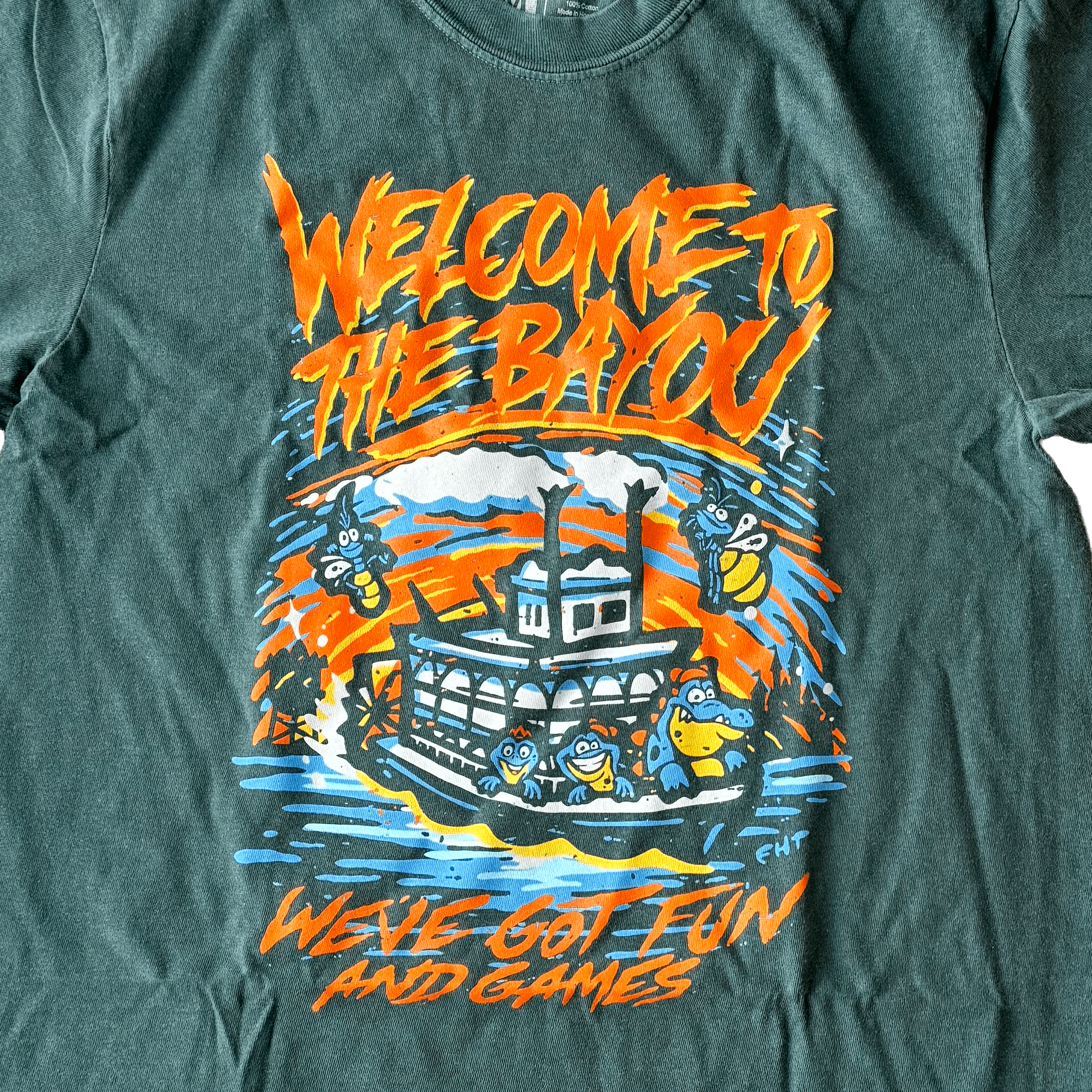 Welcome to the Bayou T-Shirt - 100% Cotton - flyinghousethreads