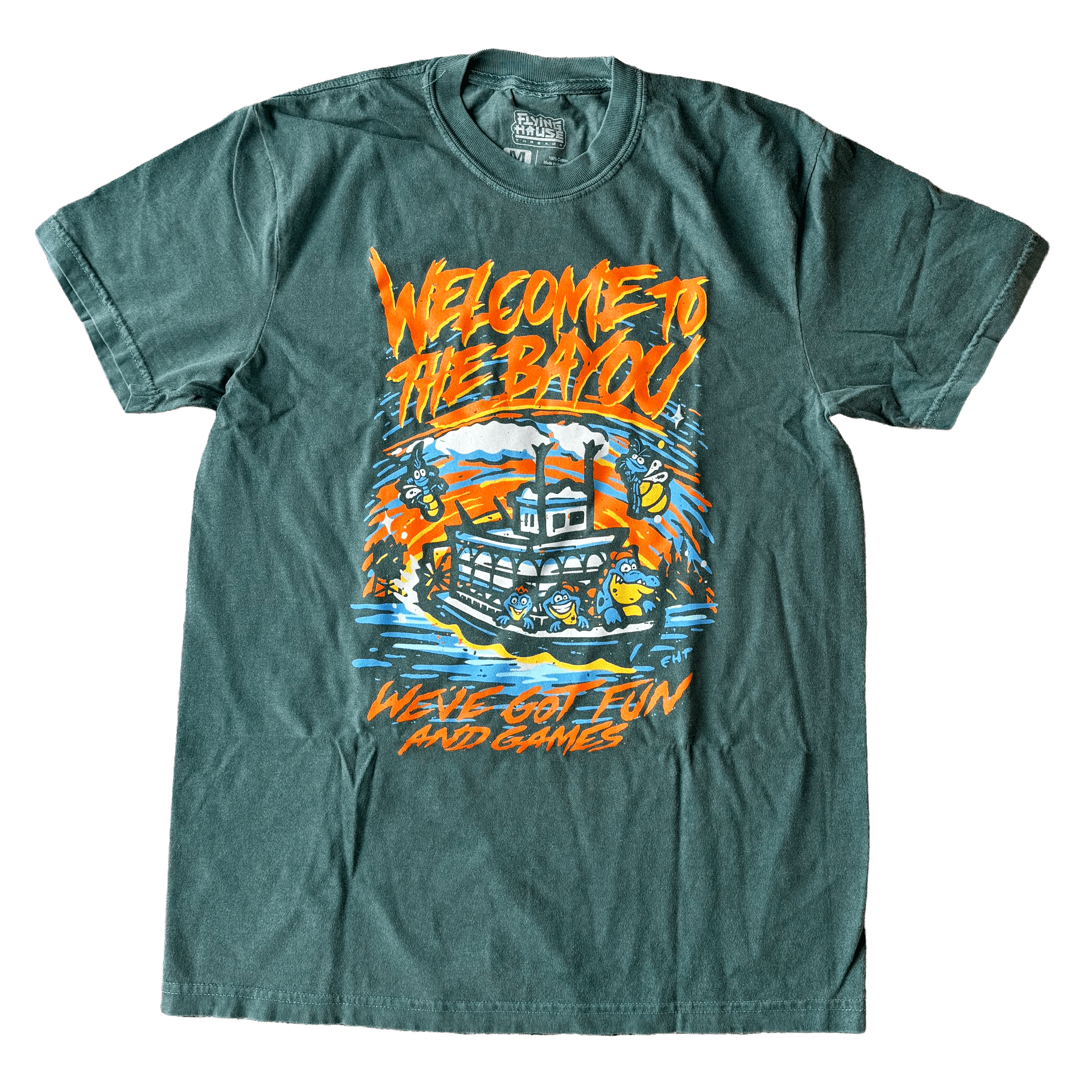 Welcome to the Bayou T-Shirt - 100% Cotton - flyinghousethreads