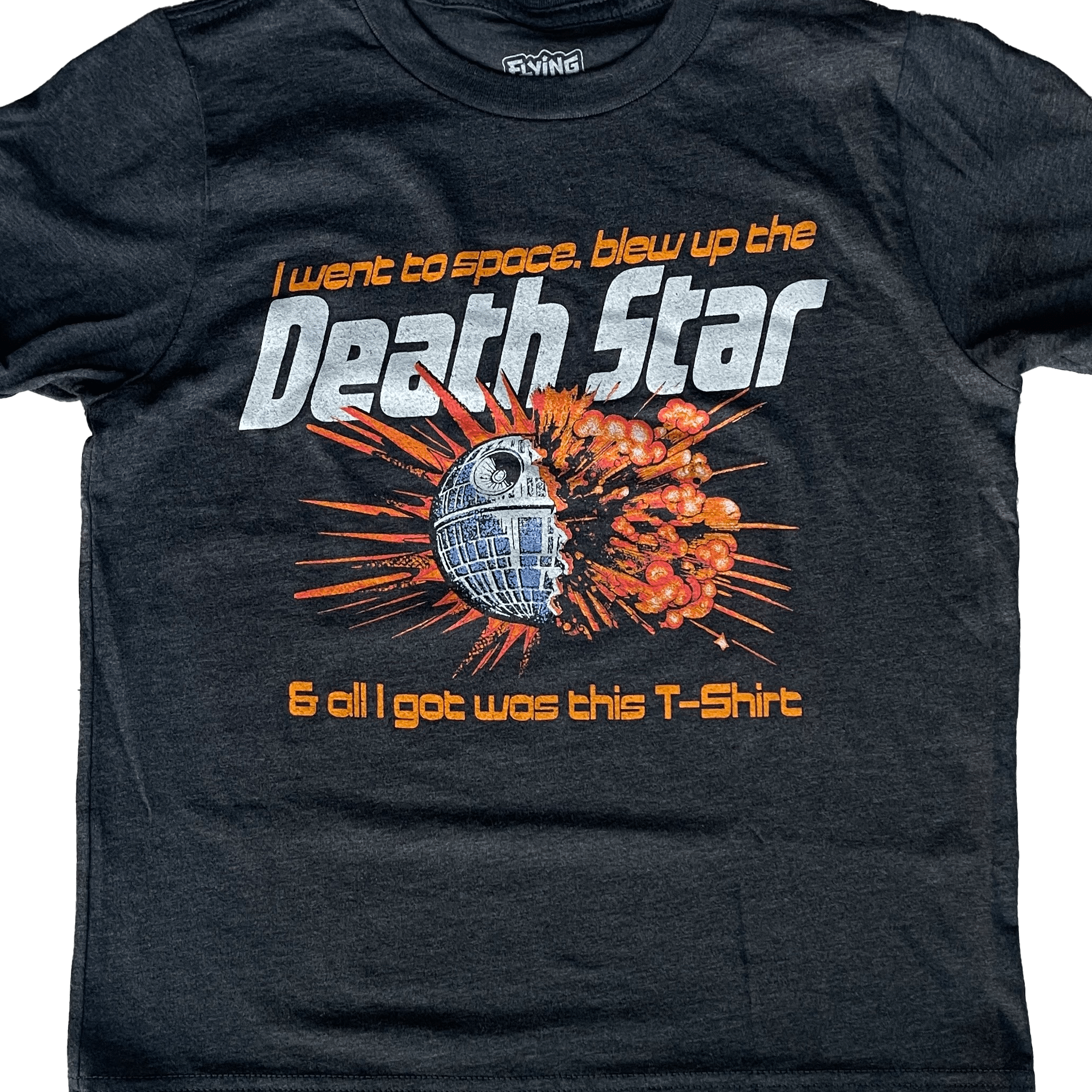 Youth Death Star T-Shirt - Triblend - flyinghousethreads