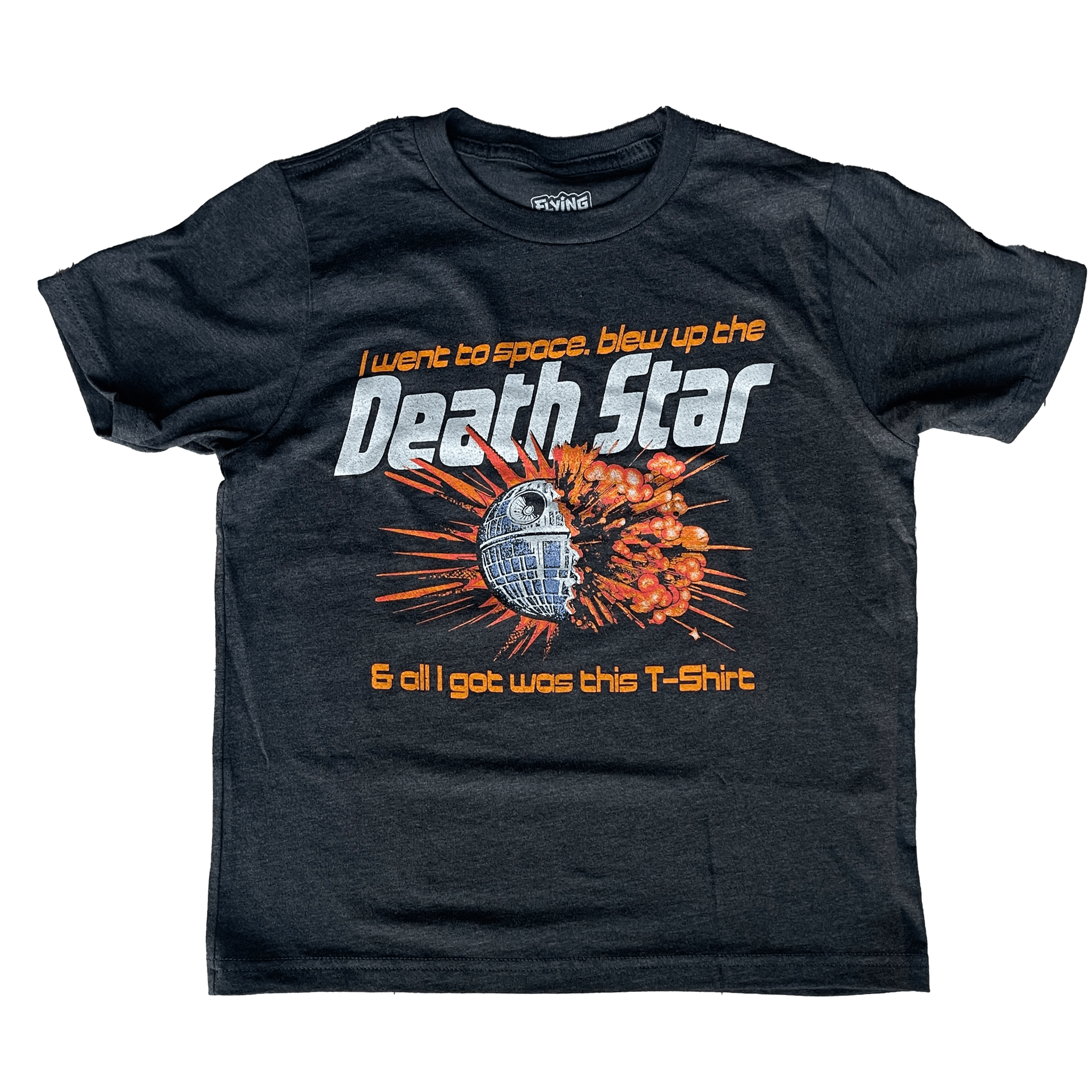 Youth Death Star T-Shirt - Triblend - flyinghousethreads