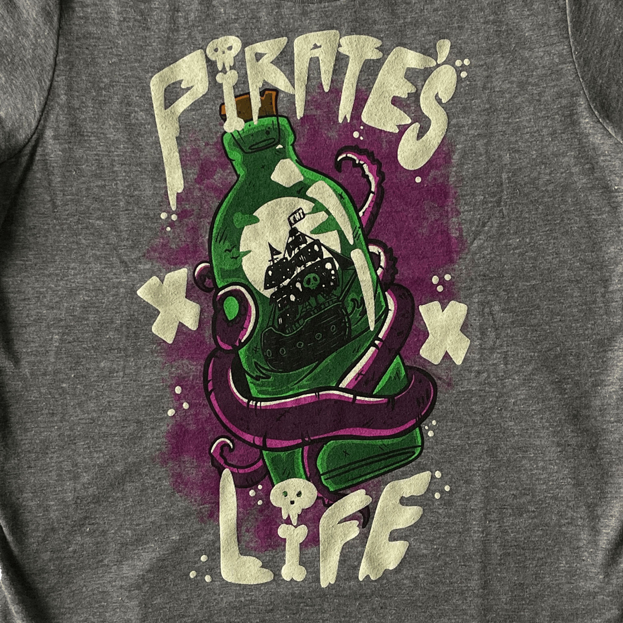 Youth Pirates Life T-Shirt - Triblend - flyinghousethreads