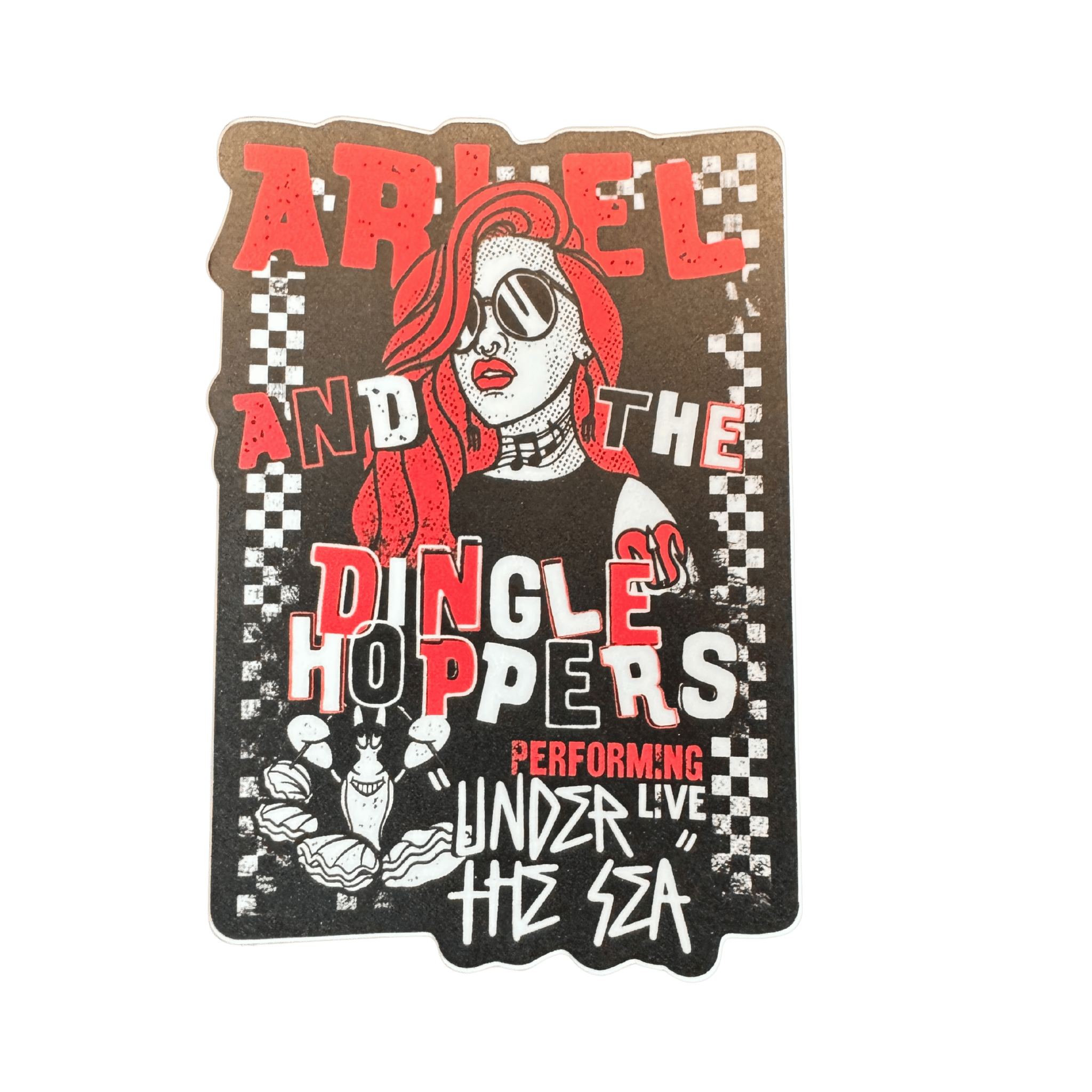 Ariel Stickers - Flying House Threads