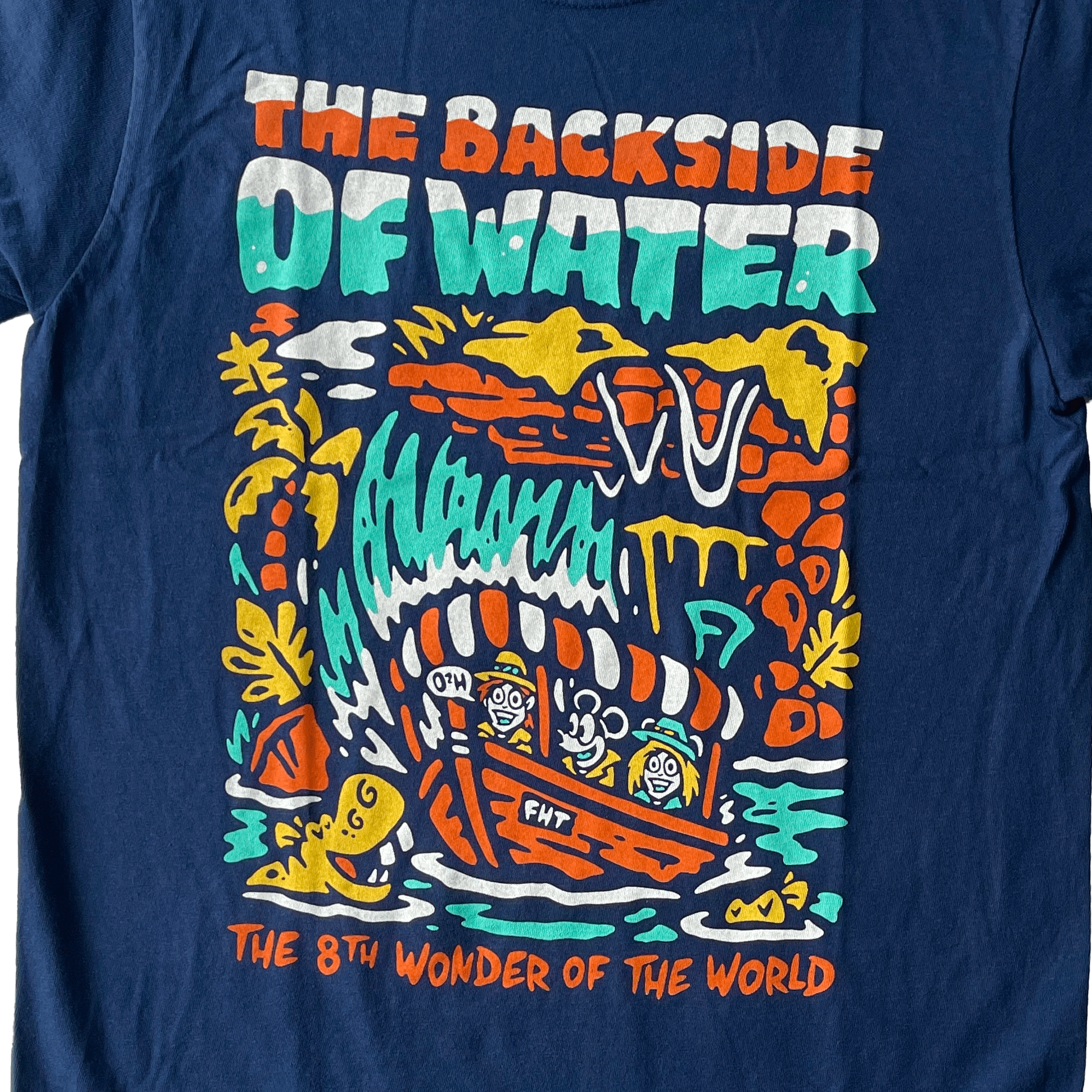 Backside of Water T-Shirt - 100% Cotton - Flying House Threads