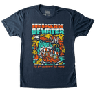 Backside of Water T-Shirt - Triblend - Flying House Threads