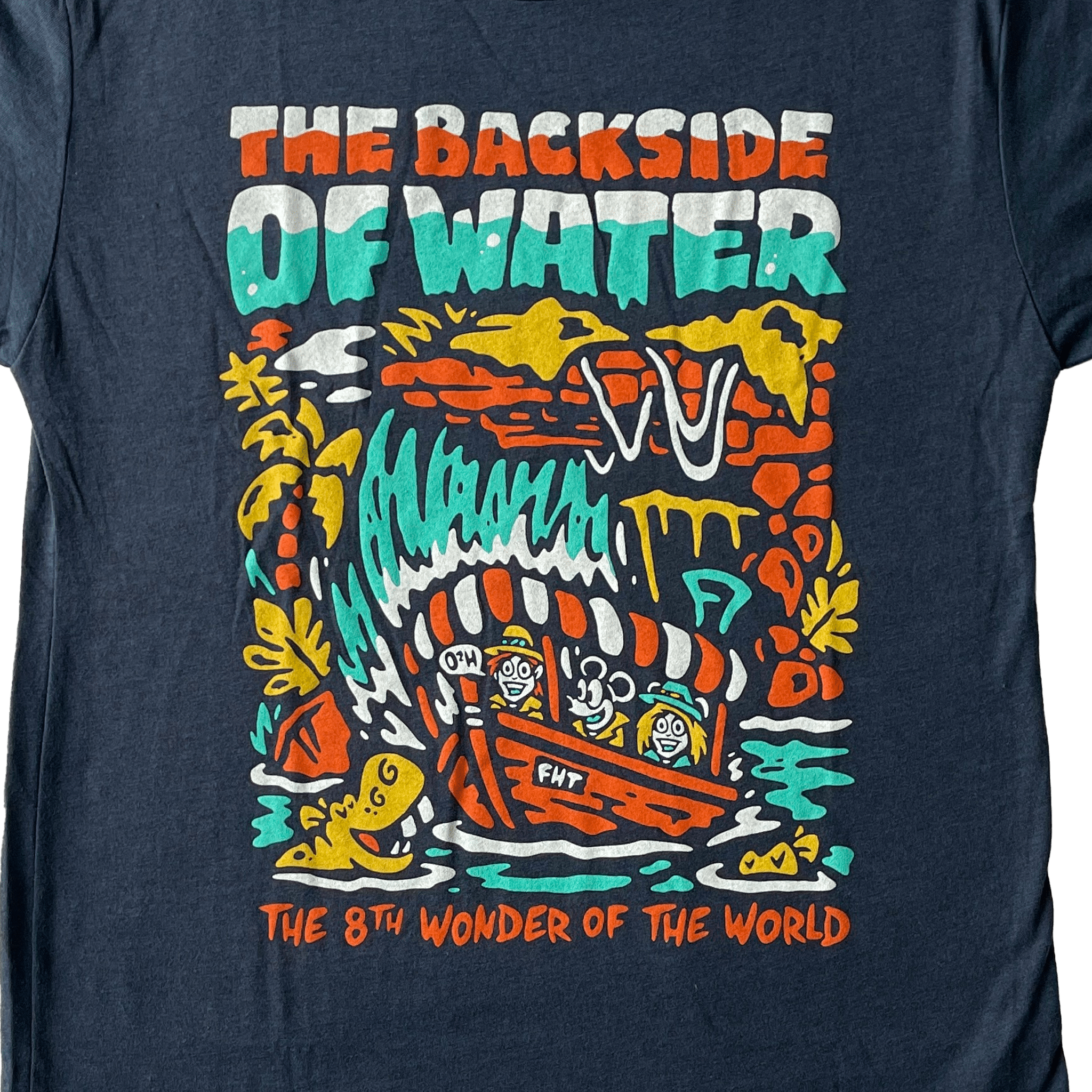 Backside of Water T-Shirt - Triblend - Flying House Threads