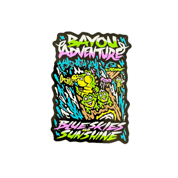 Bayou Adventure Stickers - Flying House Threads