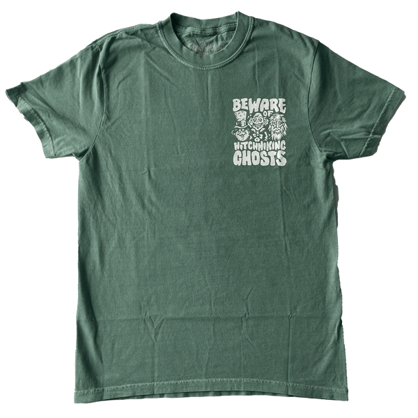Beware of Hitchhiking Ghost T-Shirt - 100% Cotton - flyinghousethreads