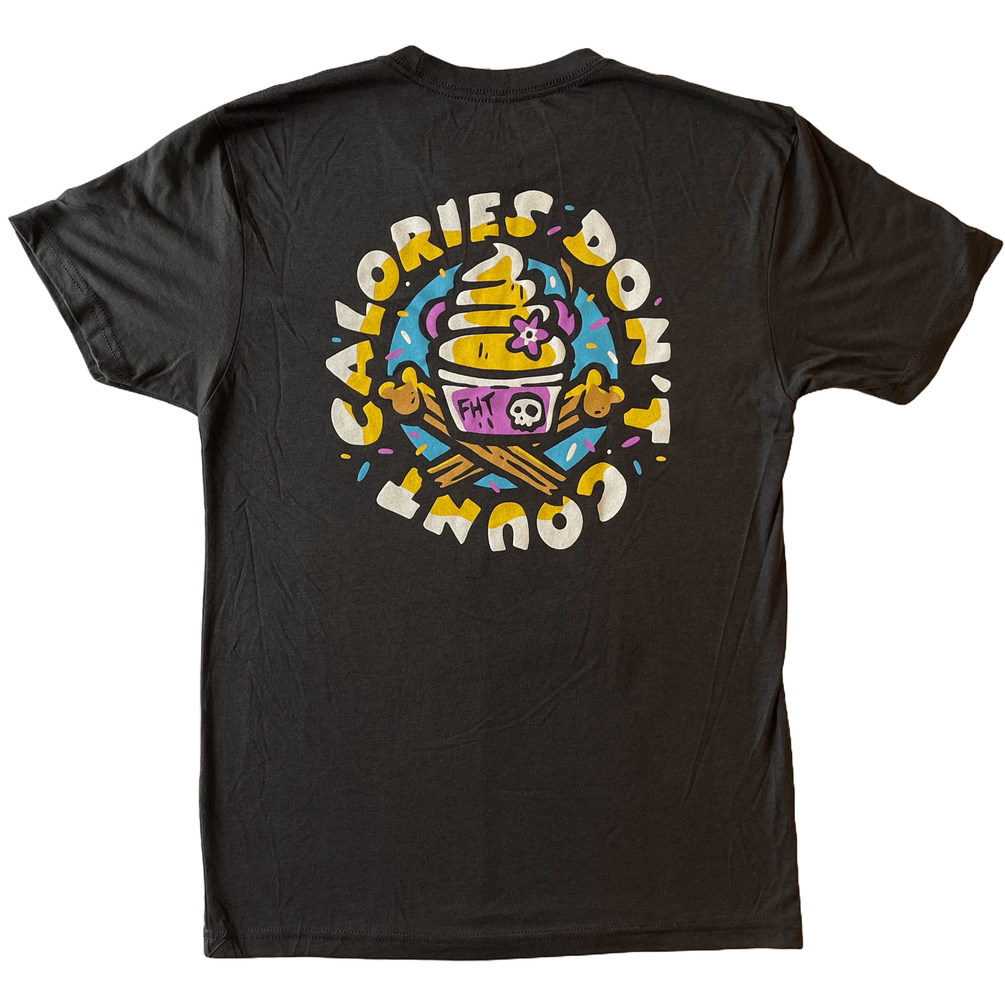 Calories Don't Count T-Shirt - Triblend - flyinghousethreads