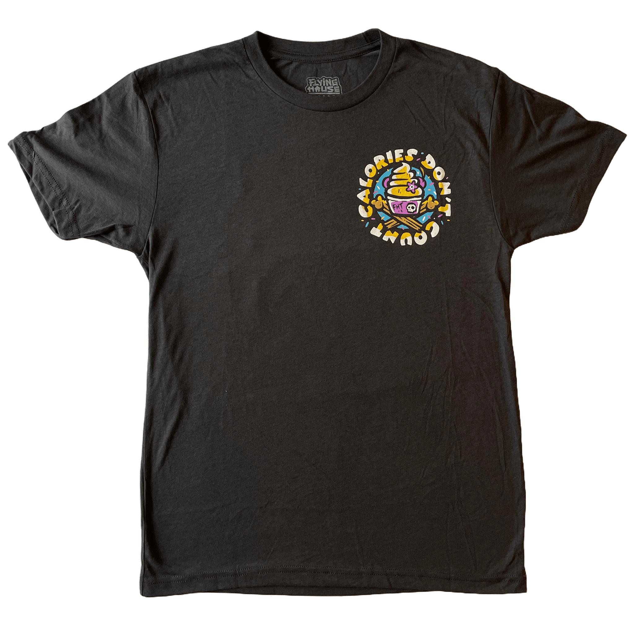 Calories Don't Count T-Shirt - Triblend - flyinghousethreads