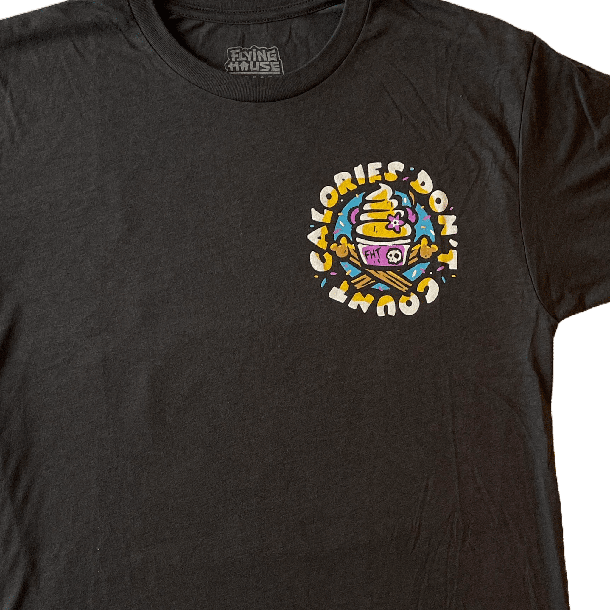 Calories Don't Count T-Shirt - Triblend - flyinghousethreads