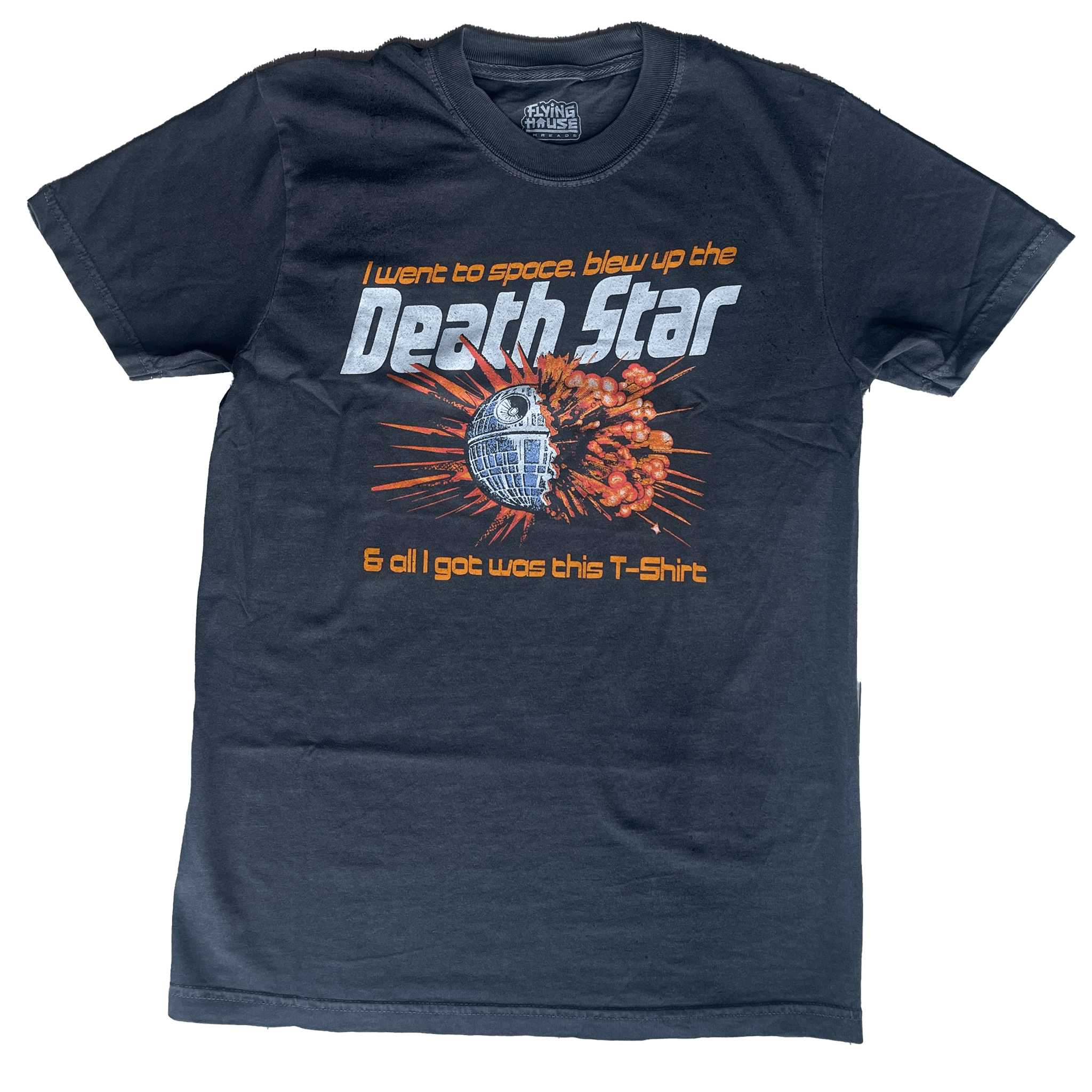 Death Star T-Shirt - 100% Cotton - flyinghousethreads