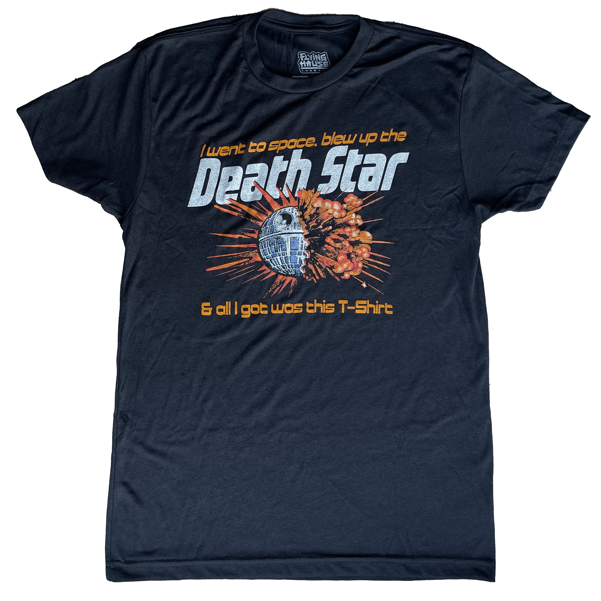 Death Star T-Shirt - Triblend - flyinghousethreads