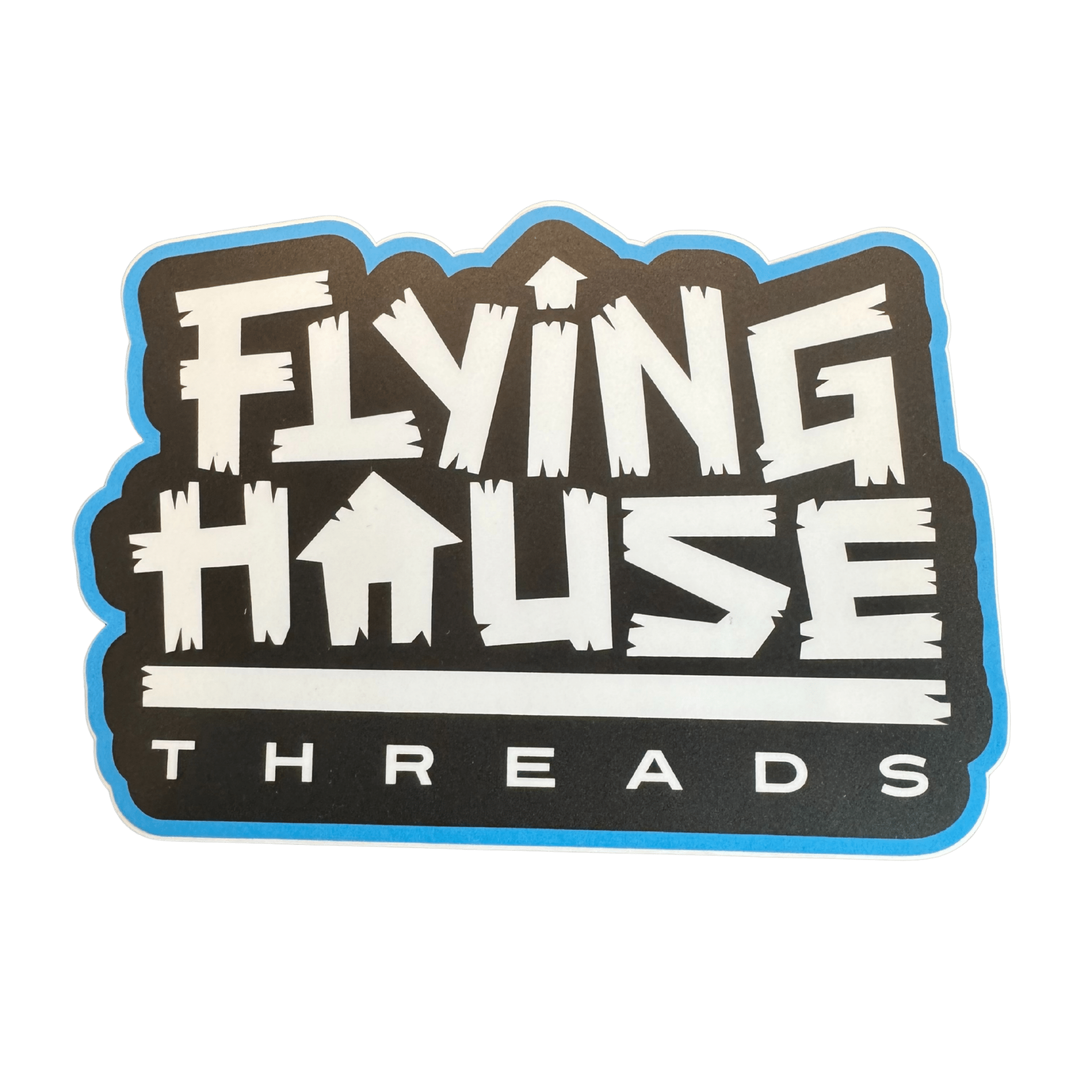 Flying House Threads (Big) Stickers - Flying House Threads