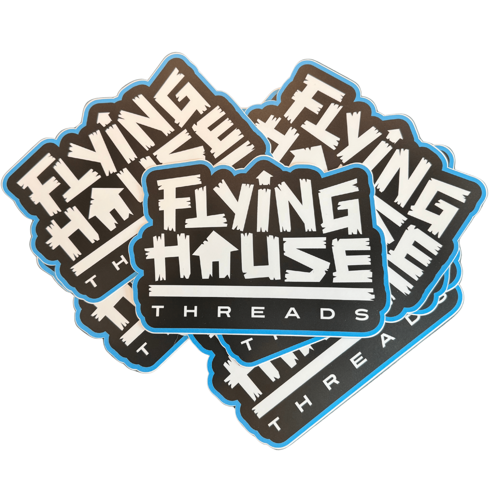 Flying House Threads (Big) Stickers - Flying House Threads