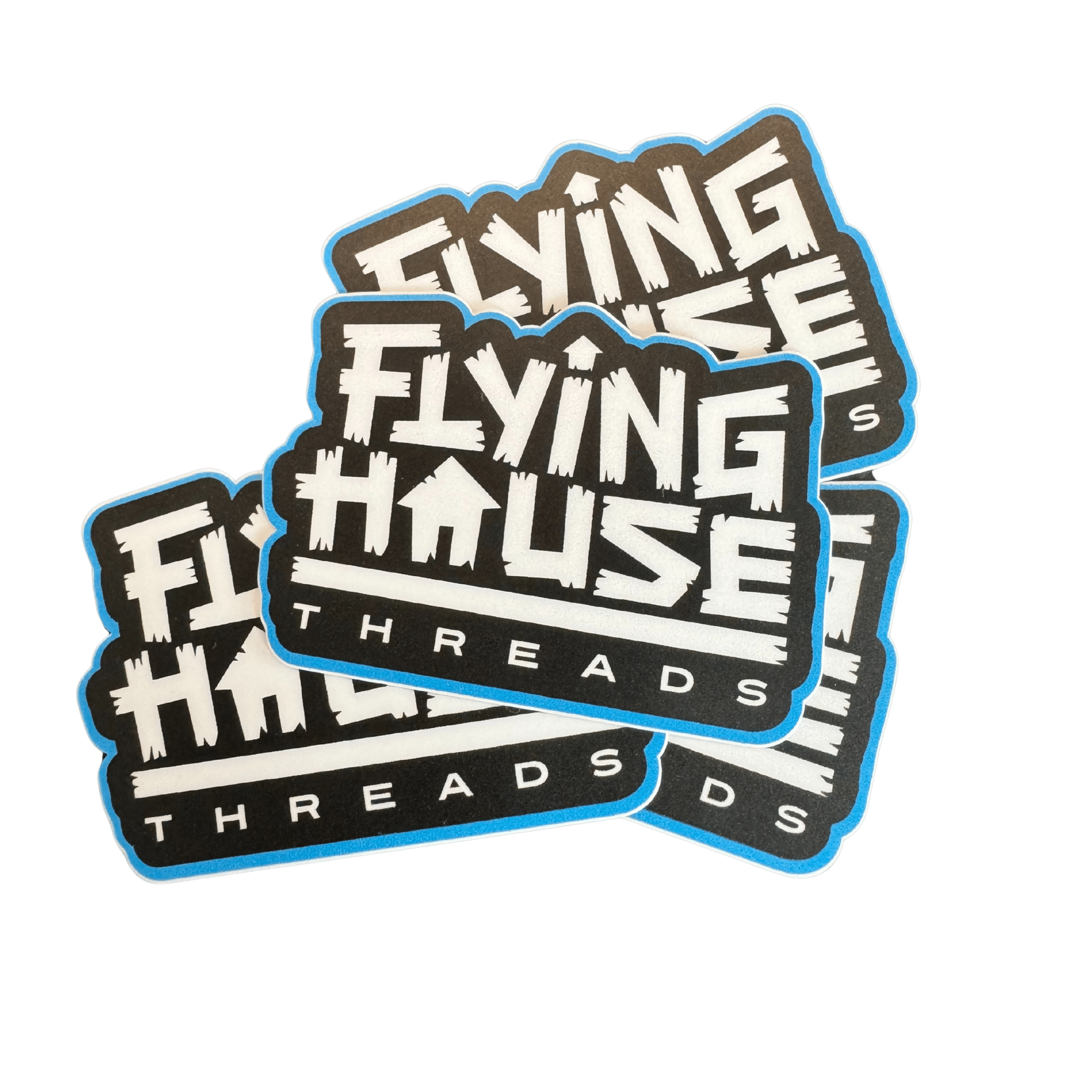 Flying House Threads (Small) Stickers - Flying House Threads